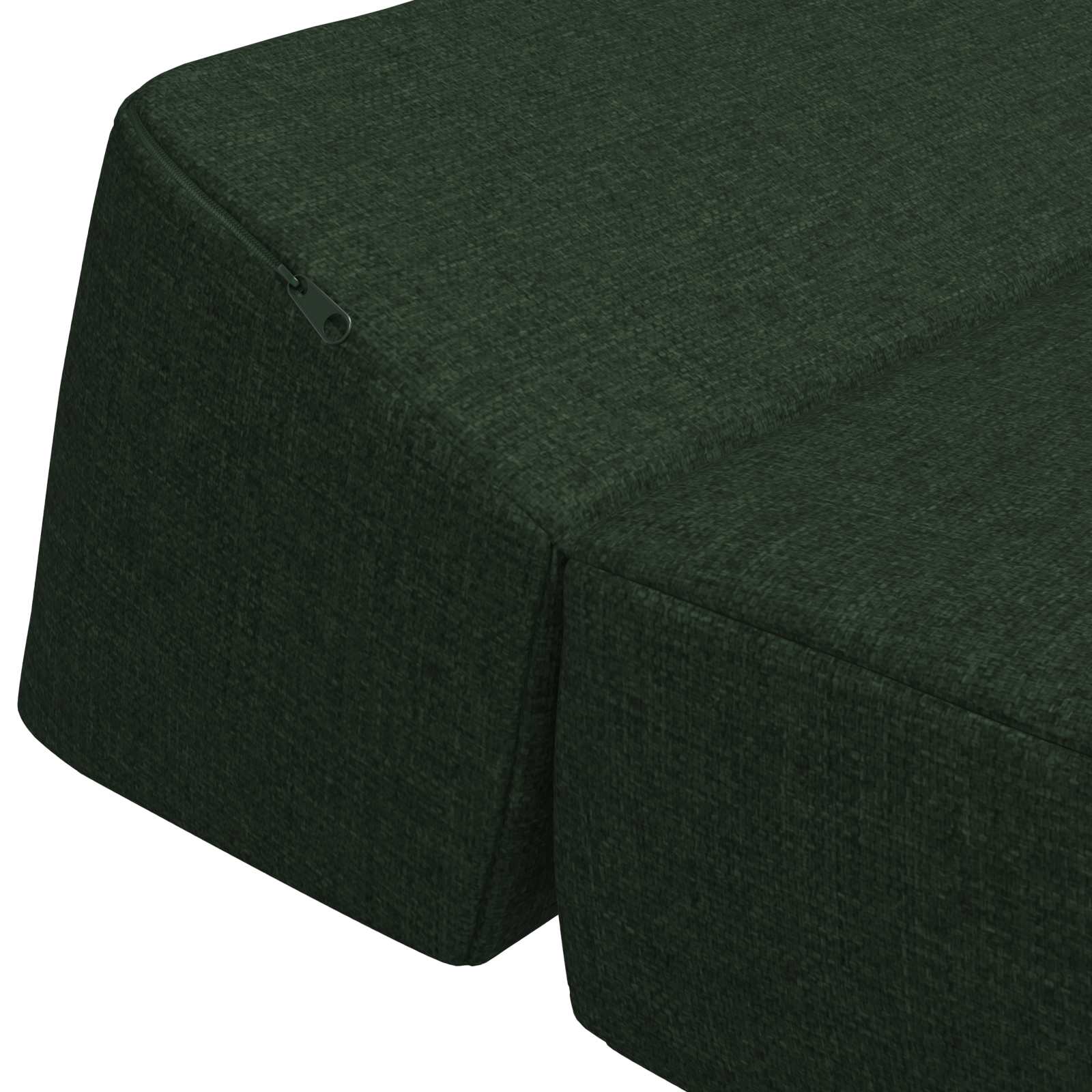 Vouwbare Bankbed Donkergroen 120 x 60 x 49 cm Stof is nu te koop bij PeponiXL, paradijselijk wonen!
