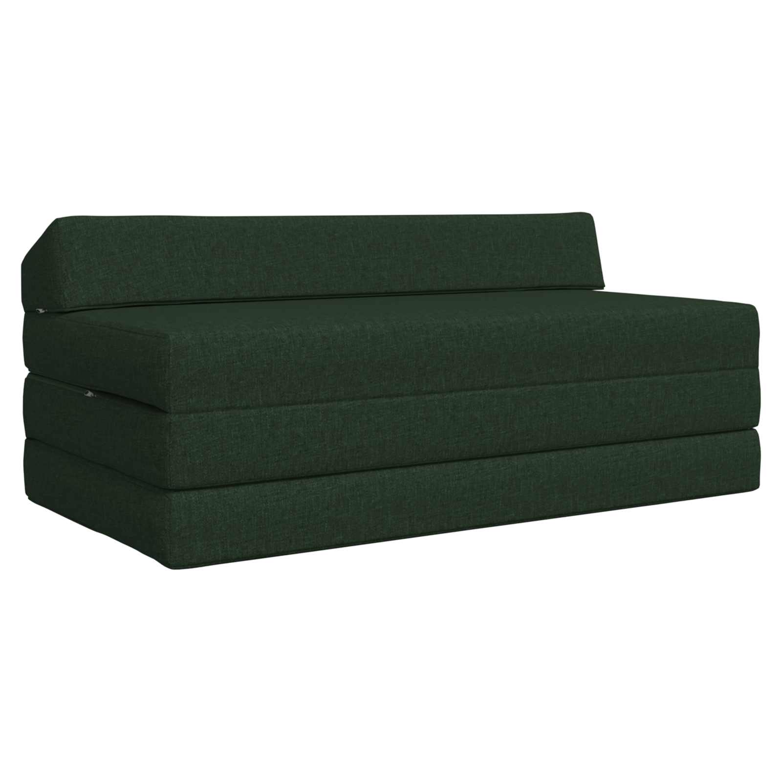 Vouwbare Bankbed Donkergroen 120 x 60 x 49 cm Stof is nu te koop bij PeponiXL, paradijselijk wonen!