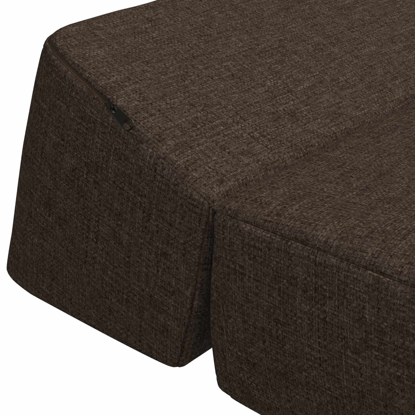 Vouwbare Bankbed Taupe 120 x 60 x 49 cm Stof is nu te koop bij PeponiXL, paradijselijk wonen!