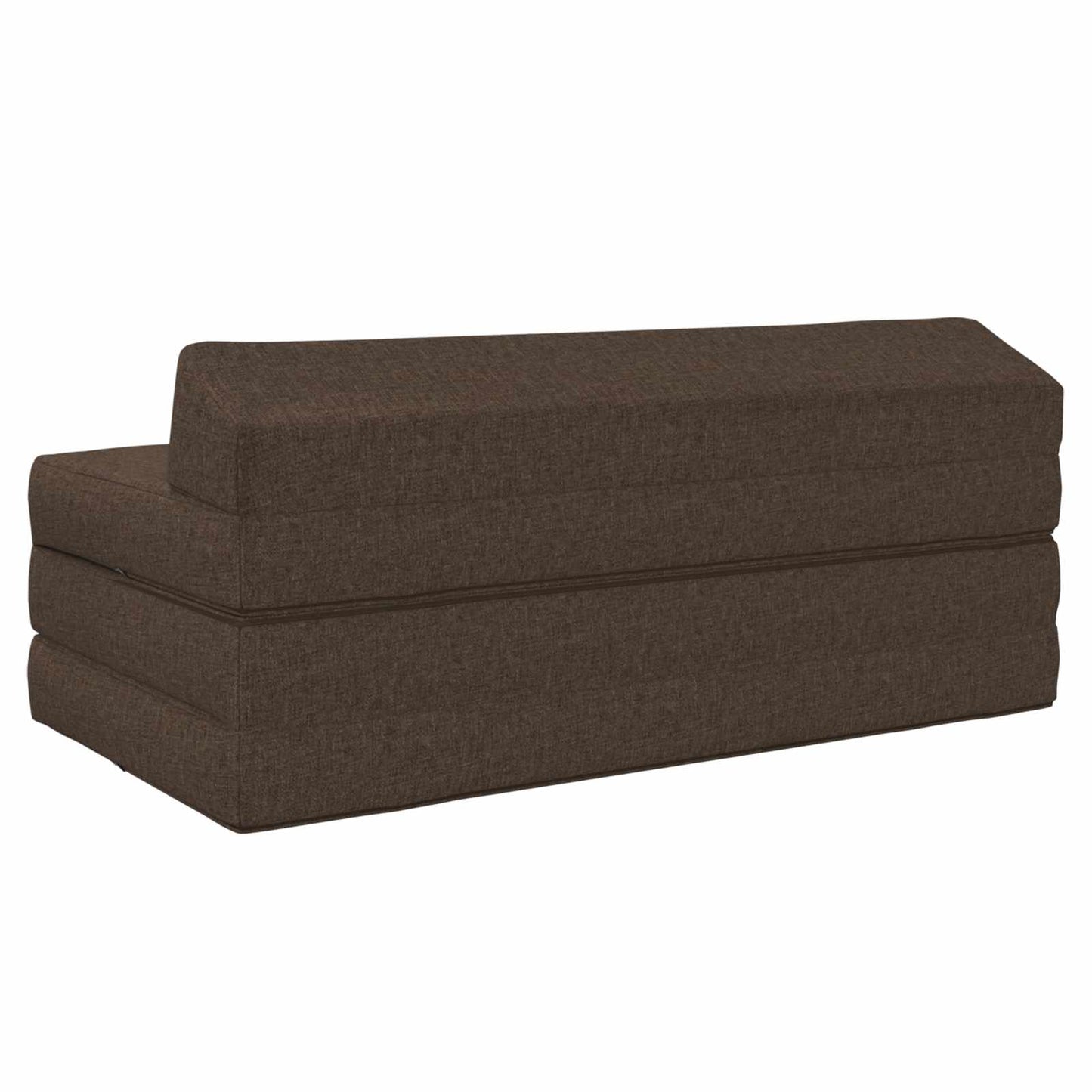 Vouwbare Bankbed Taupe 120 x 60 x 49 cm Stof is nu te koop bij PeponiXL, paradijselijk wonen!