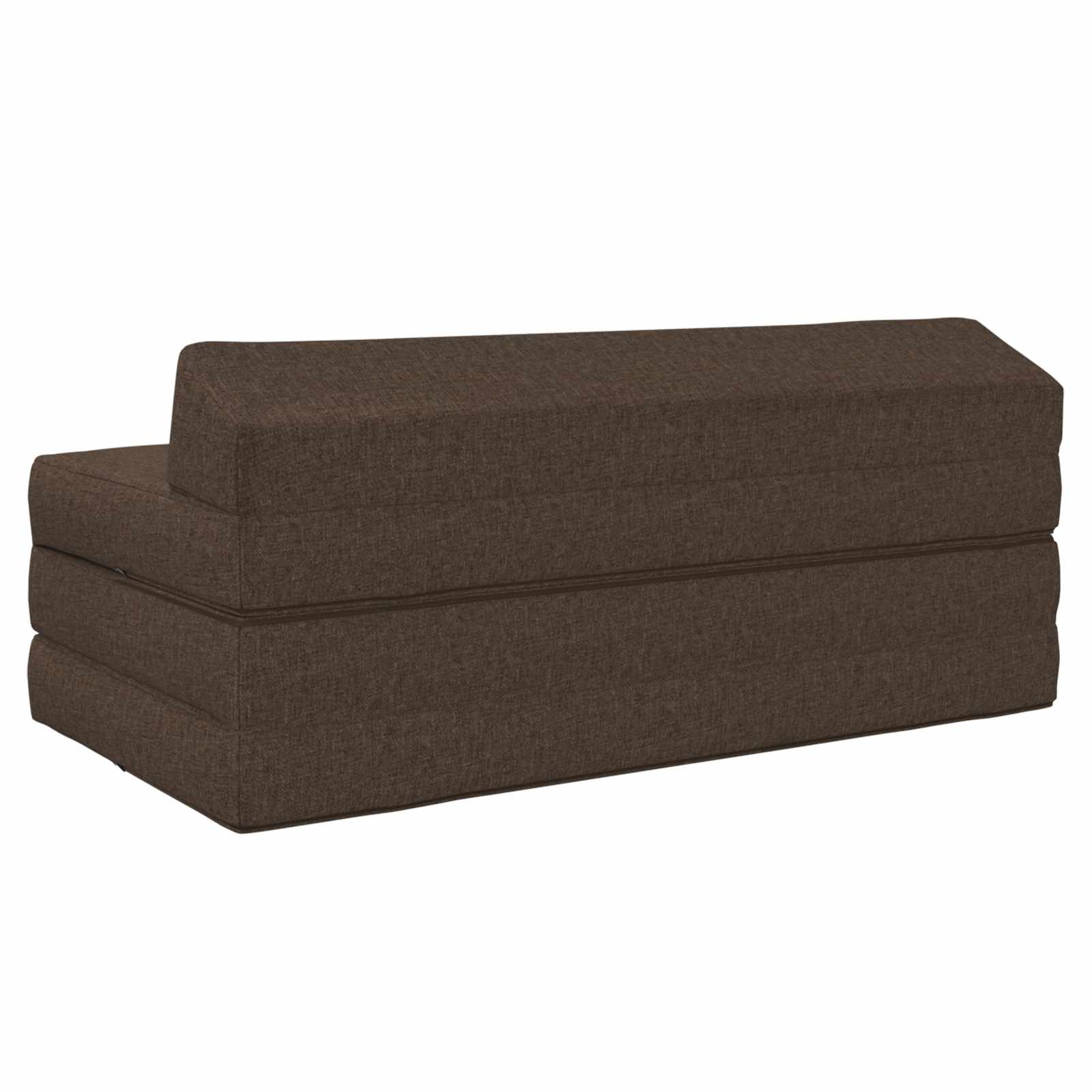 Vouwbare Bankbed Taupe 120 x 60 x 49 cm Stof is nu te koop bij PeponiXL, paradijselijk wonen!