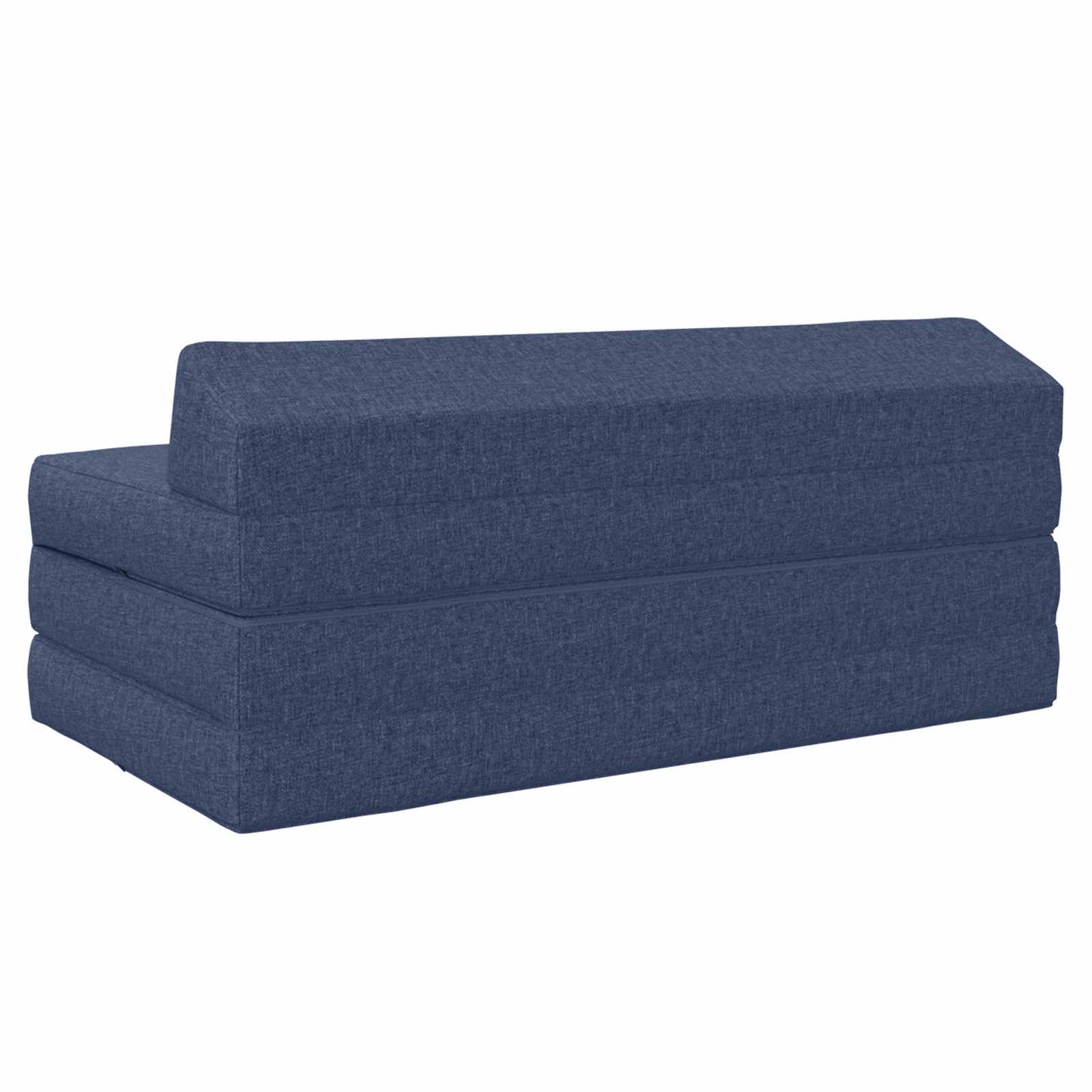 Vouwbare Bankbed Blauw 120 x 60 x 49 cm Stof is nu te koop bij PeponiXL, paradijselijk wonen!