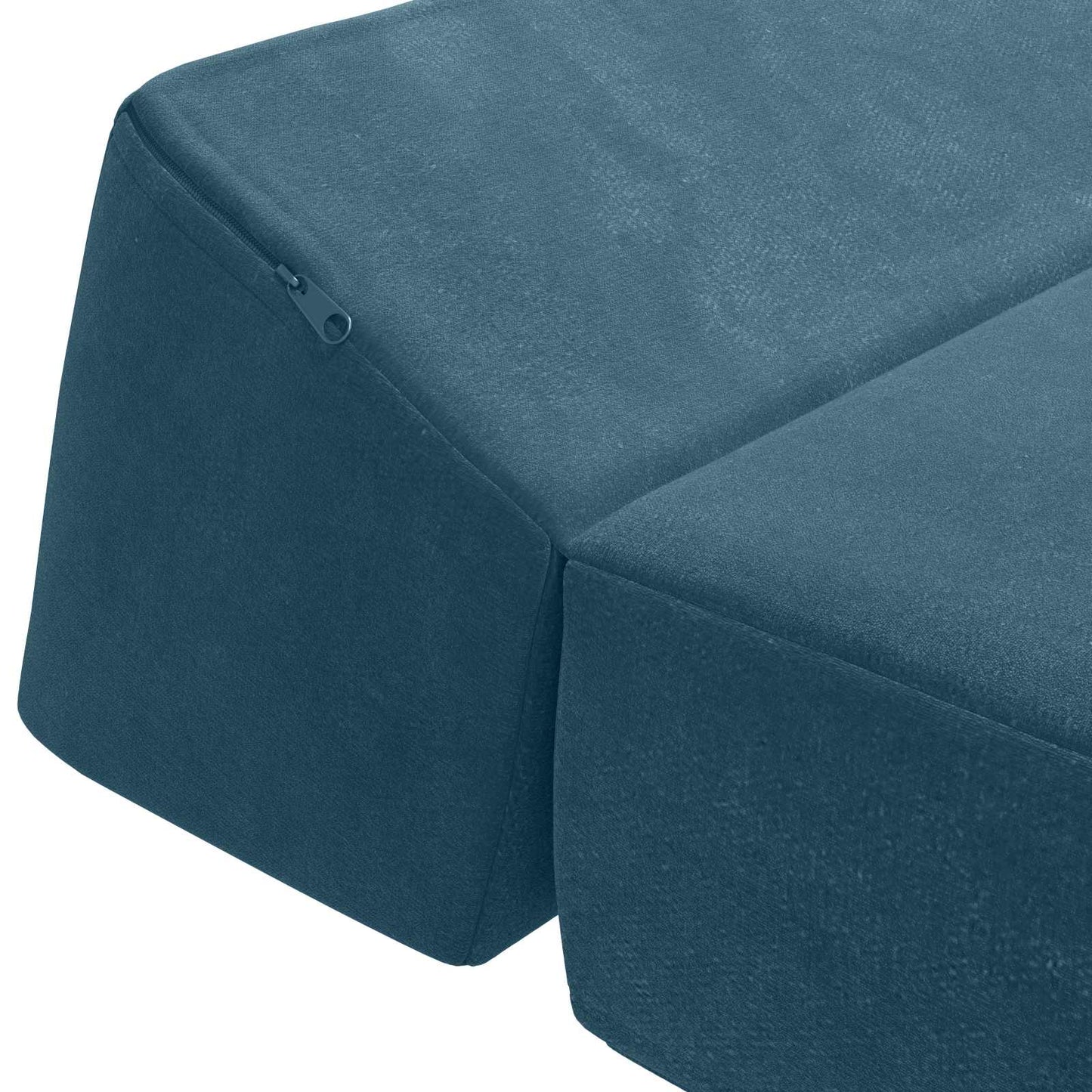 Vouwbare Bankbed Blauw 120 x 60 x 49 cm Stof is nu te koop bij PeponiXL, paradijselijk wonen!
