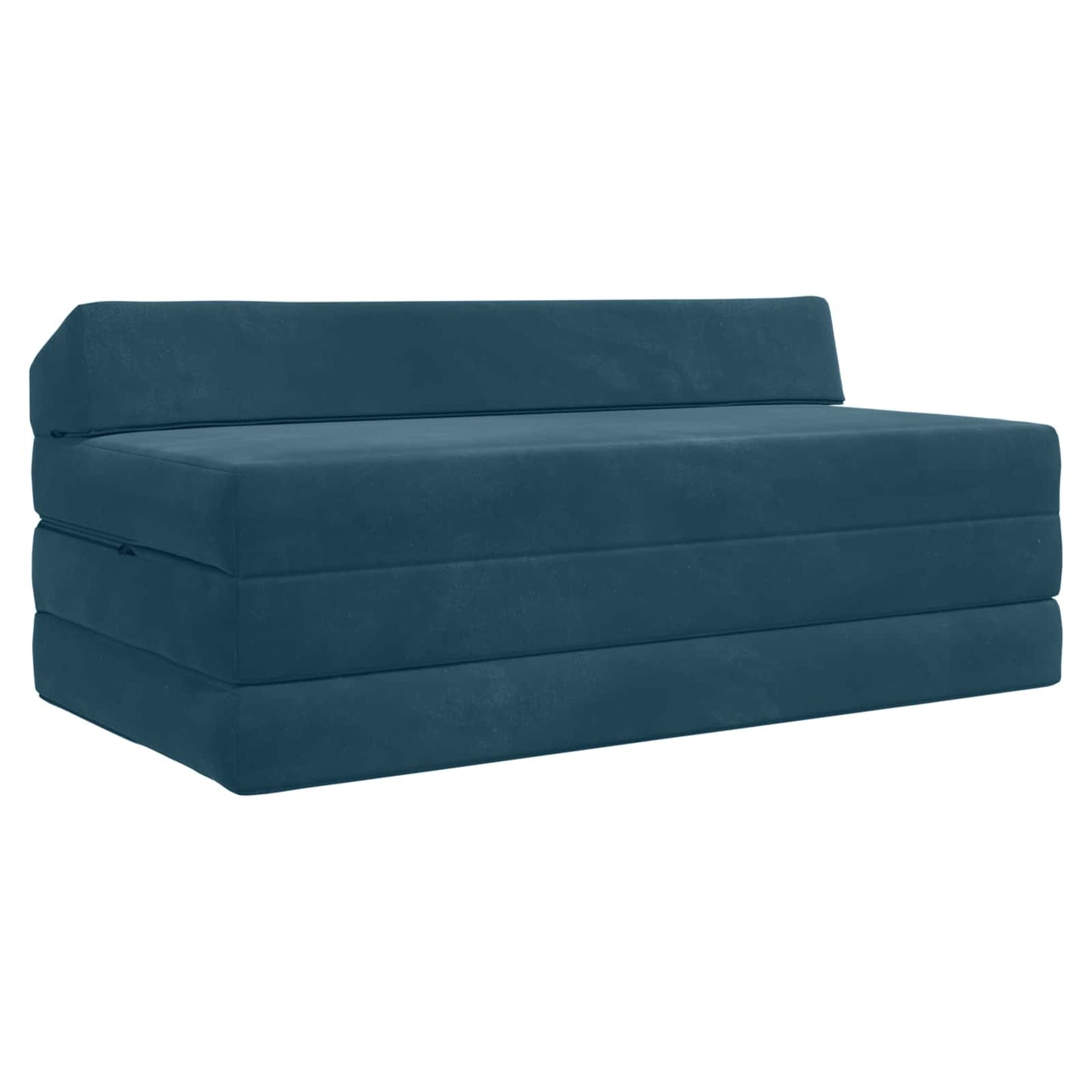 Vouwbare Bankbed Blauw 120 x 60 x 49 cm Stof is nu te koop bij PeponiXL, paradijselijk wonen!