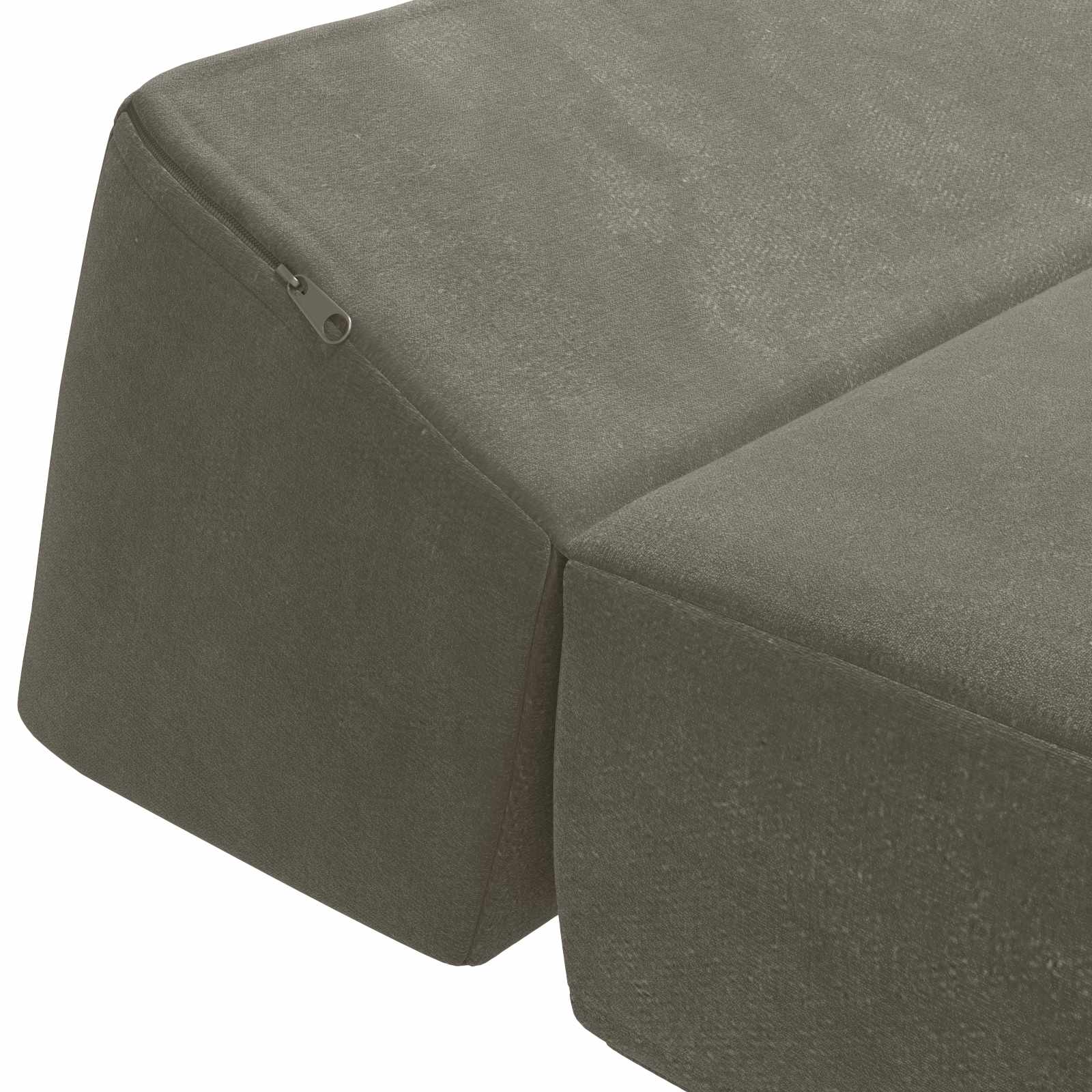 Vouwbare Bankbed Lichtgrijs 120 x 60 x 49 cm Stof is nu te koop bij PeponiXL, paradijselijk wonen!