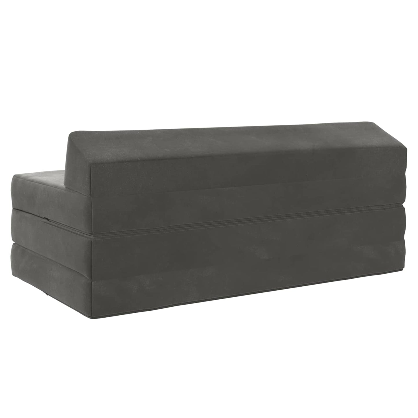 Vouwbare Bankbed Donkergrijs 120 x 60 x 49 cm Stof is nu te koop bij PeponiXL, paradijselijk wonen!