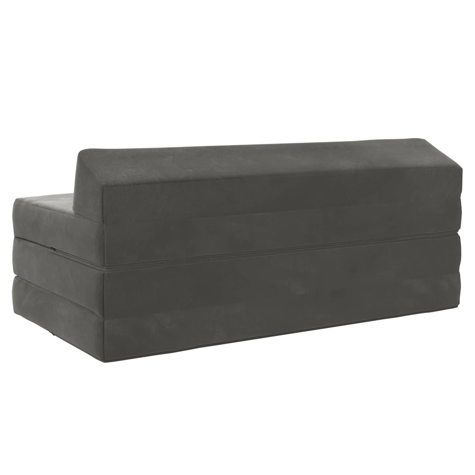 Vouwbare Bankbed Donkergrijs 120 x 60 x 49 cm Stof is nu te koop bij PeponiXL, paradijselijk wonen!