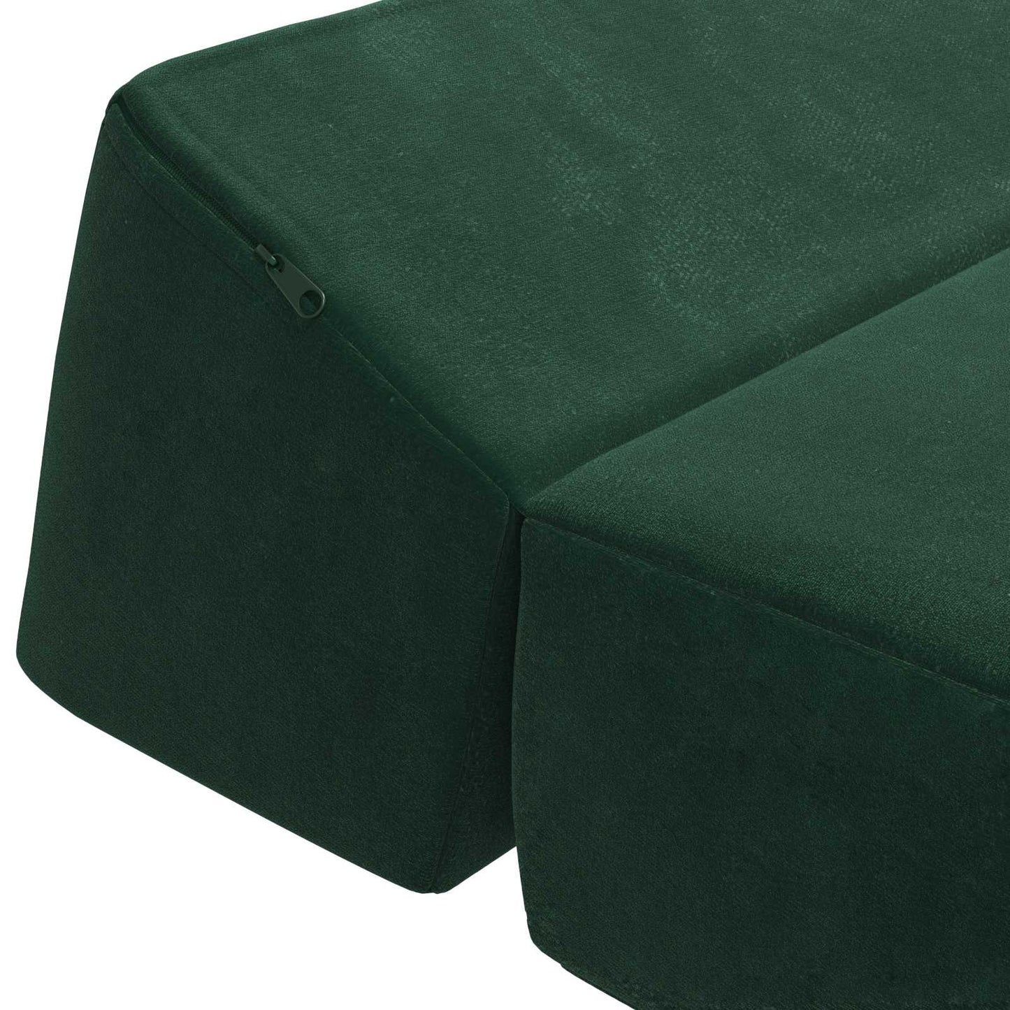 Vouwbare Bankbed Donkergroen 120 x 60 x 49 cm Stof is nu te koop bij PeponiXL, paradijselijk wonen!