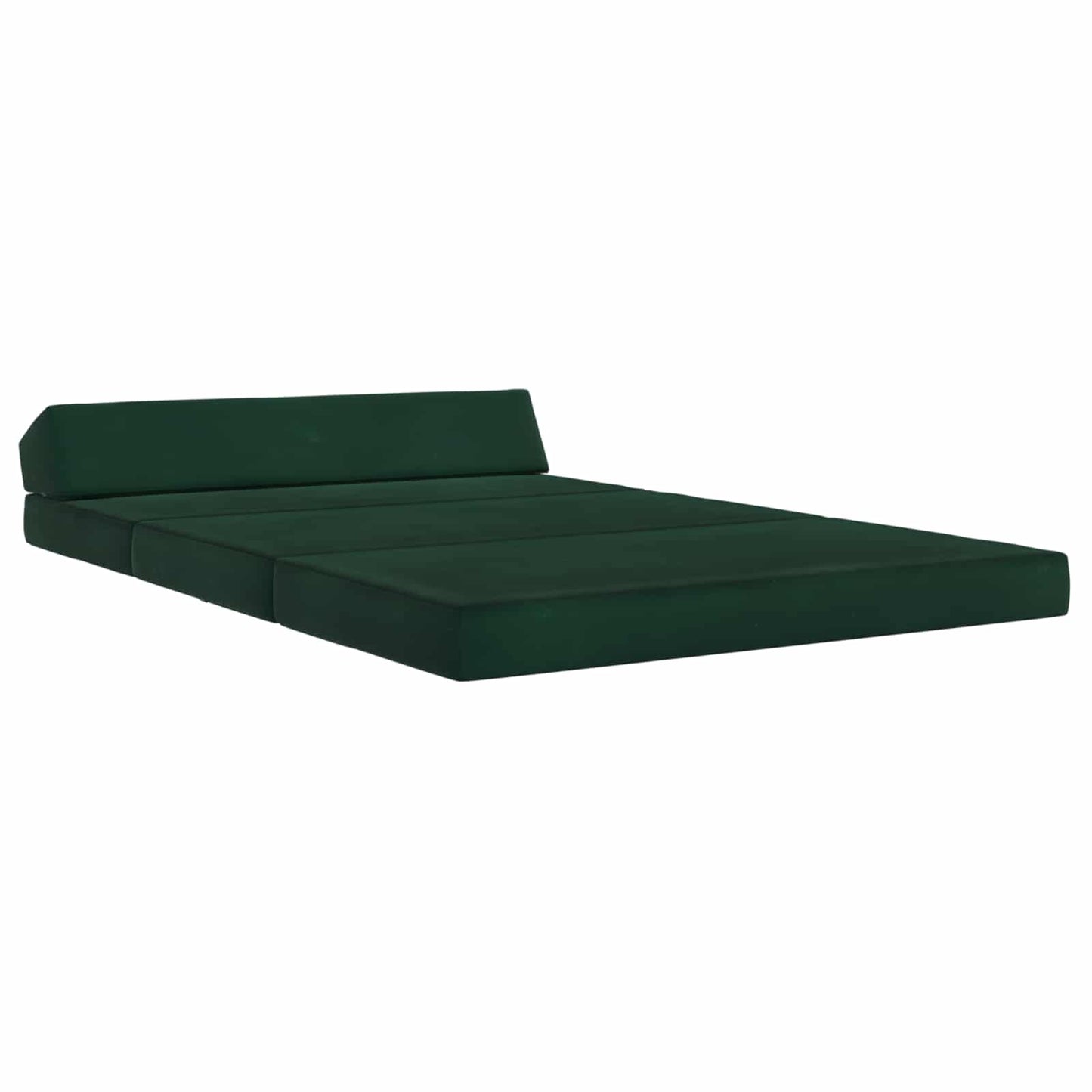 Vouwbare Bankbed Donkergroen 120 x 60 x 49 cm Stof is nu te koop bij PeponiXL, paradijselijk wonen!