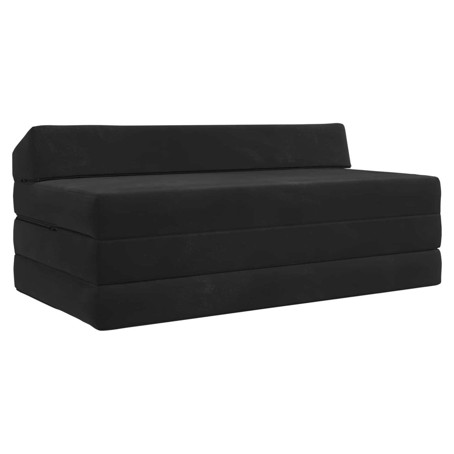Vouwbare Bankbed Zwart 120 x 60 x 49 cm Stof is nu te koop bij PeponiXL, paradijselijk wonen!