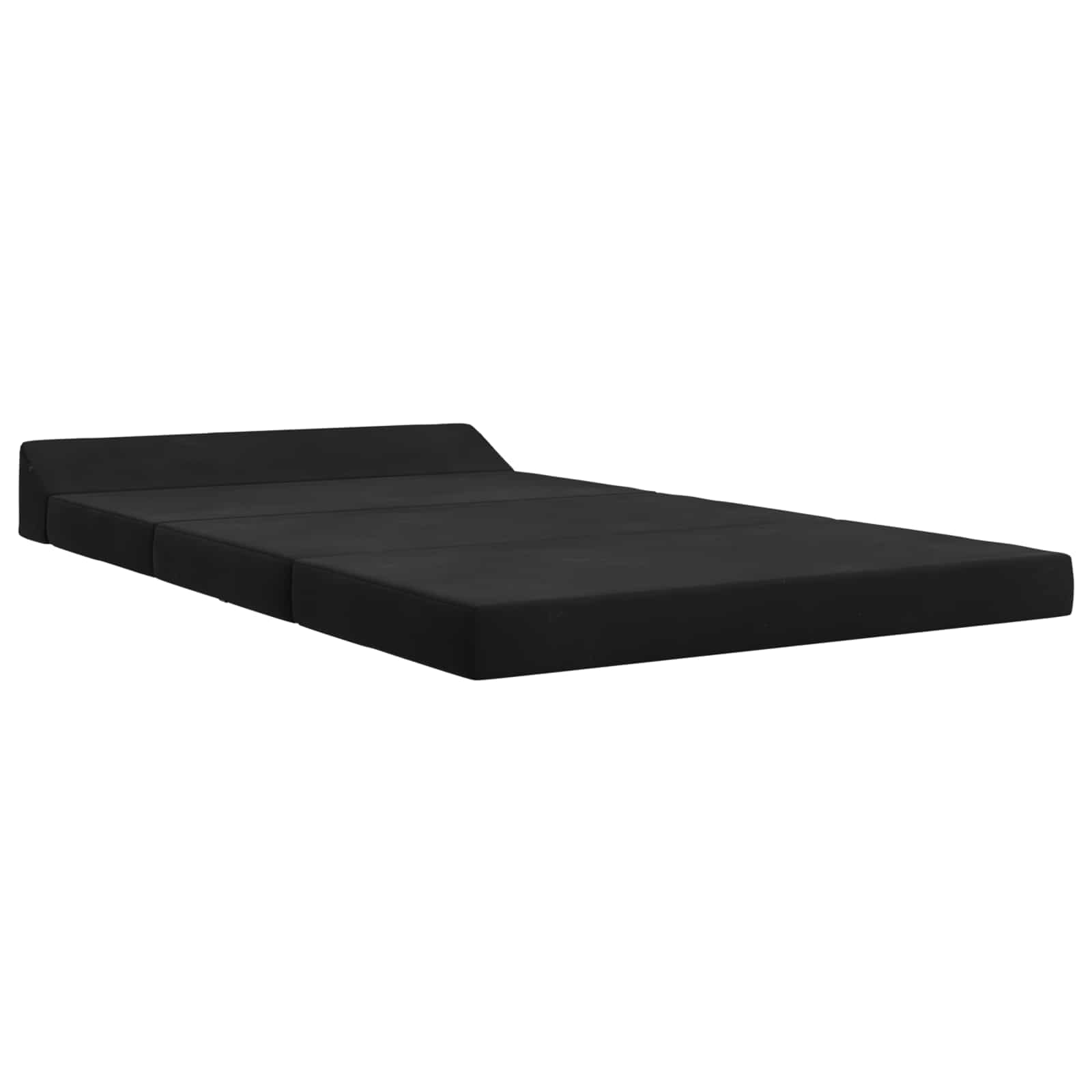 Vouwbare Bankbed Zwart 120 x 60 x 49 cm Stof is nu te koop bij PeponiXL, paradijselijk wonen!