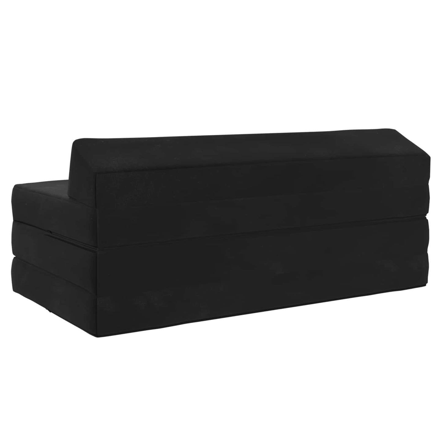 Vouwbare Bankbed Zwart 120 x 60 x 49 cm Stof is nu te koop bij PeponiXL, paradijselijk wonen!
