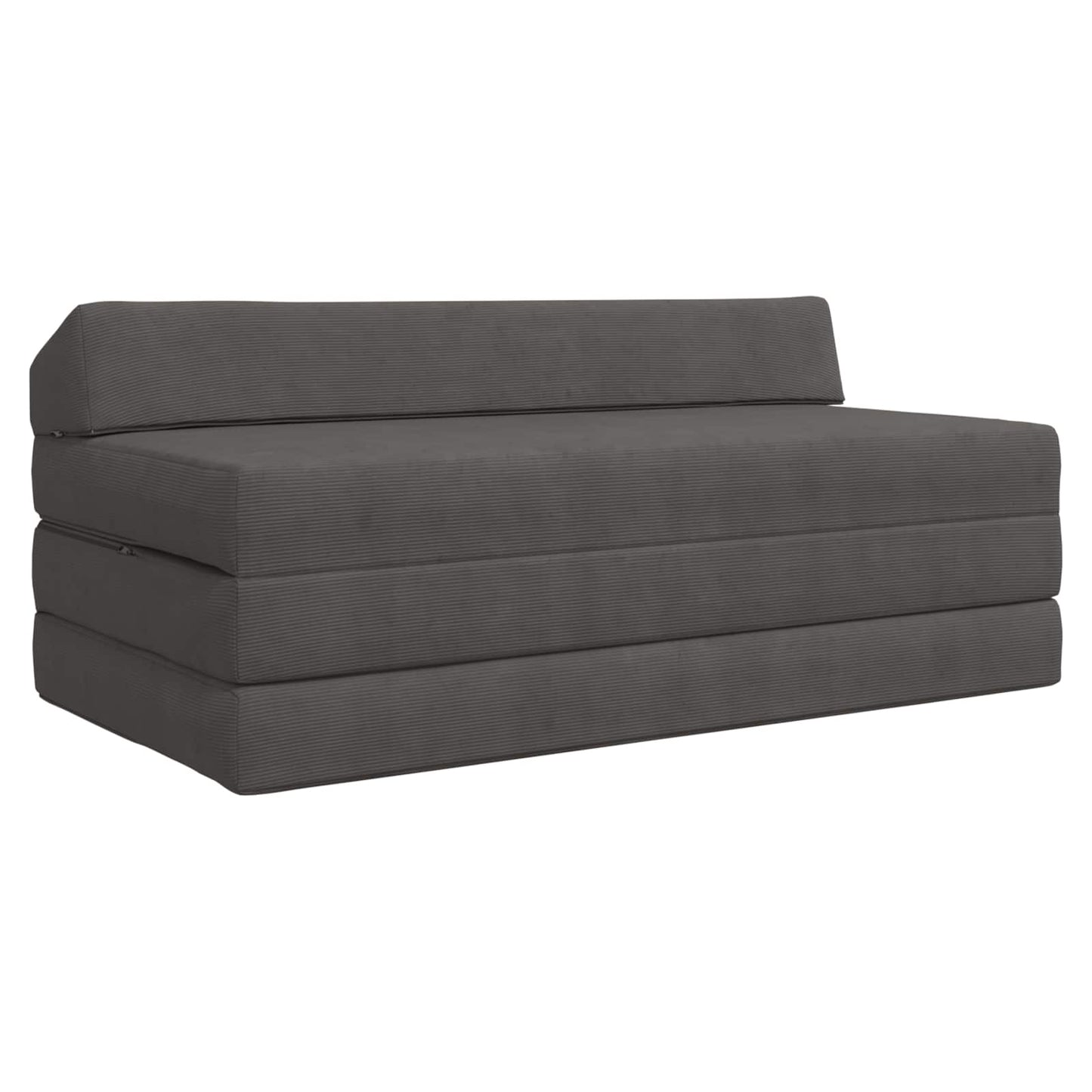 Vouwbare Bankbed Donkergrijs 120 x 60 x 49 cm Stof is nu te koop bij PeponiXL, paradijselijk wonen!