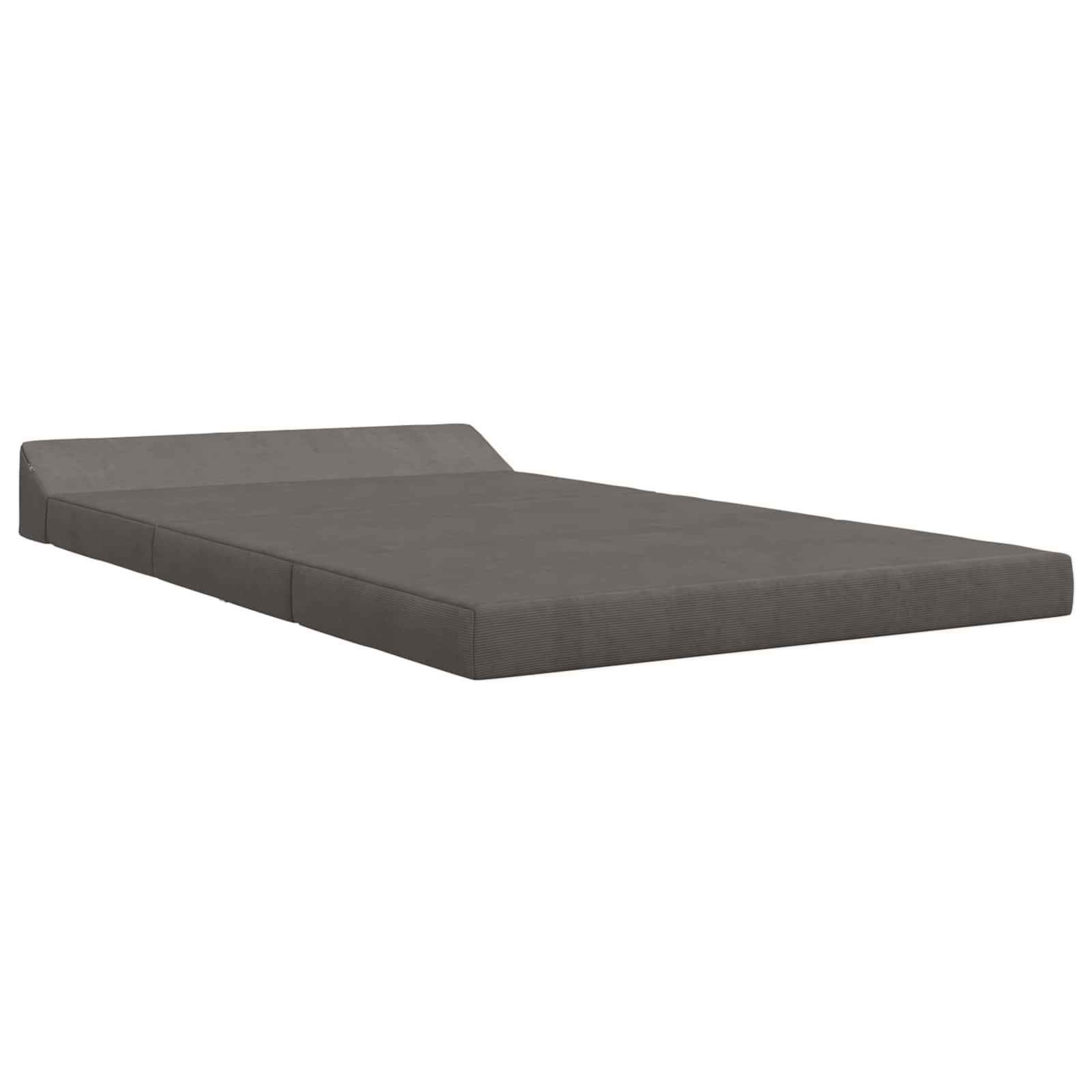 Vouwbare Bankbed Donkergrijs 120 x 60 x 49 cm Stof is nu te koop bij PeponiXL, paradijselijk wonen!
