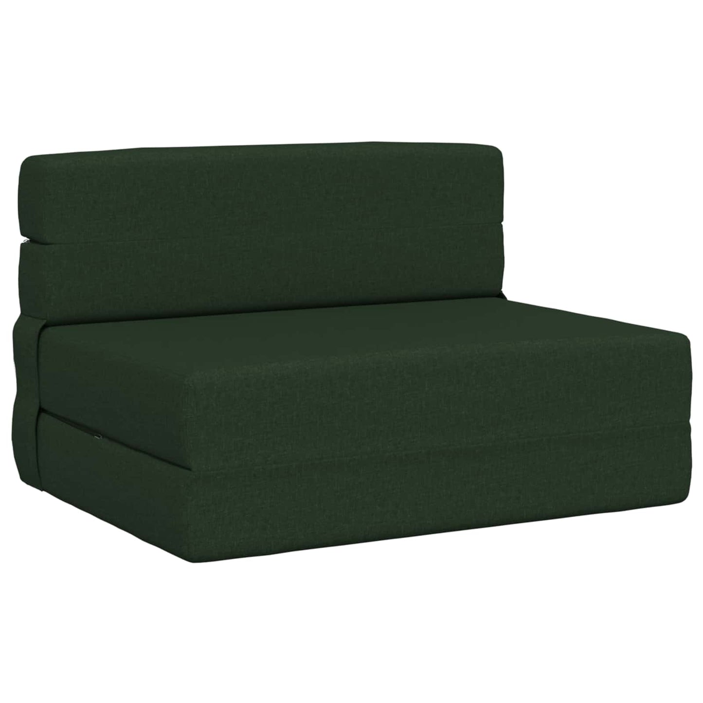 Vouwbare Bankbed Donkergroen 70 x 72 x 60 cm Stof is nu te koop bij PeponiXL, paradijselijk wonen!