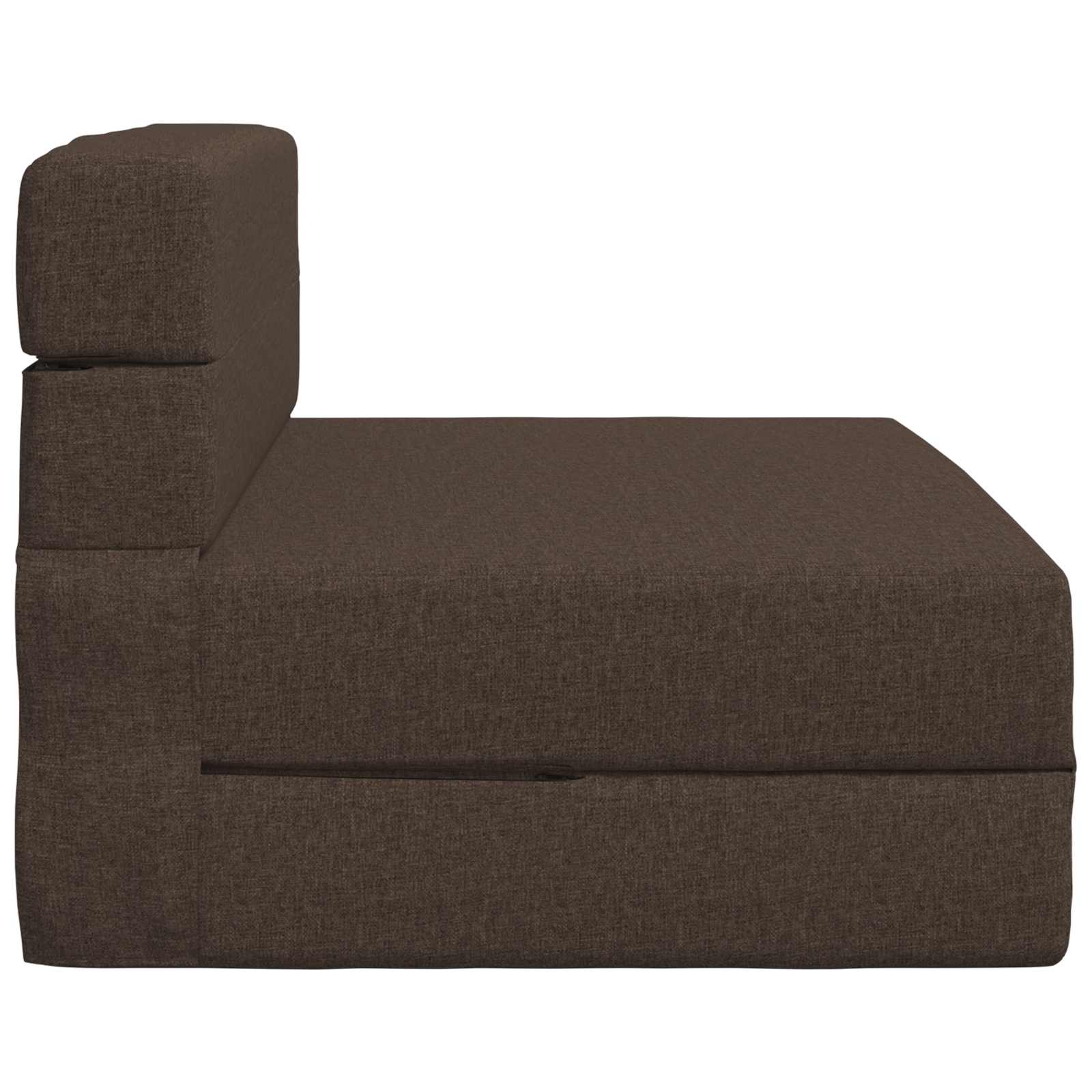 Vouwbare Bankbed Taupe 70 x 72 x 60 cm Stof is nu te koop bij PeponiXL, paradijselijk wonen!
