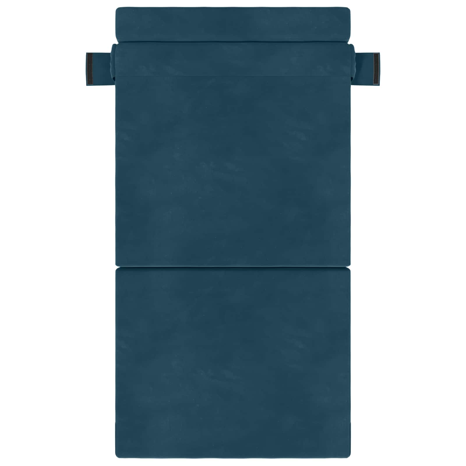 Vouwbare Bankbed Blauw 70 x 72 x 60 cm Stof is nu te koop bij PeponiXL, paradijselijk wonen!