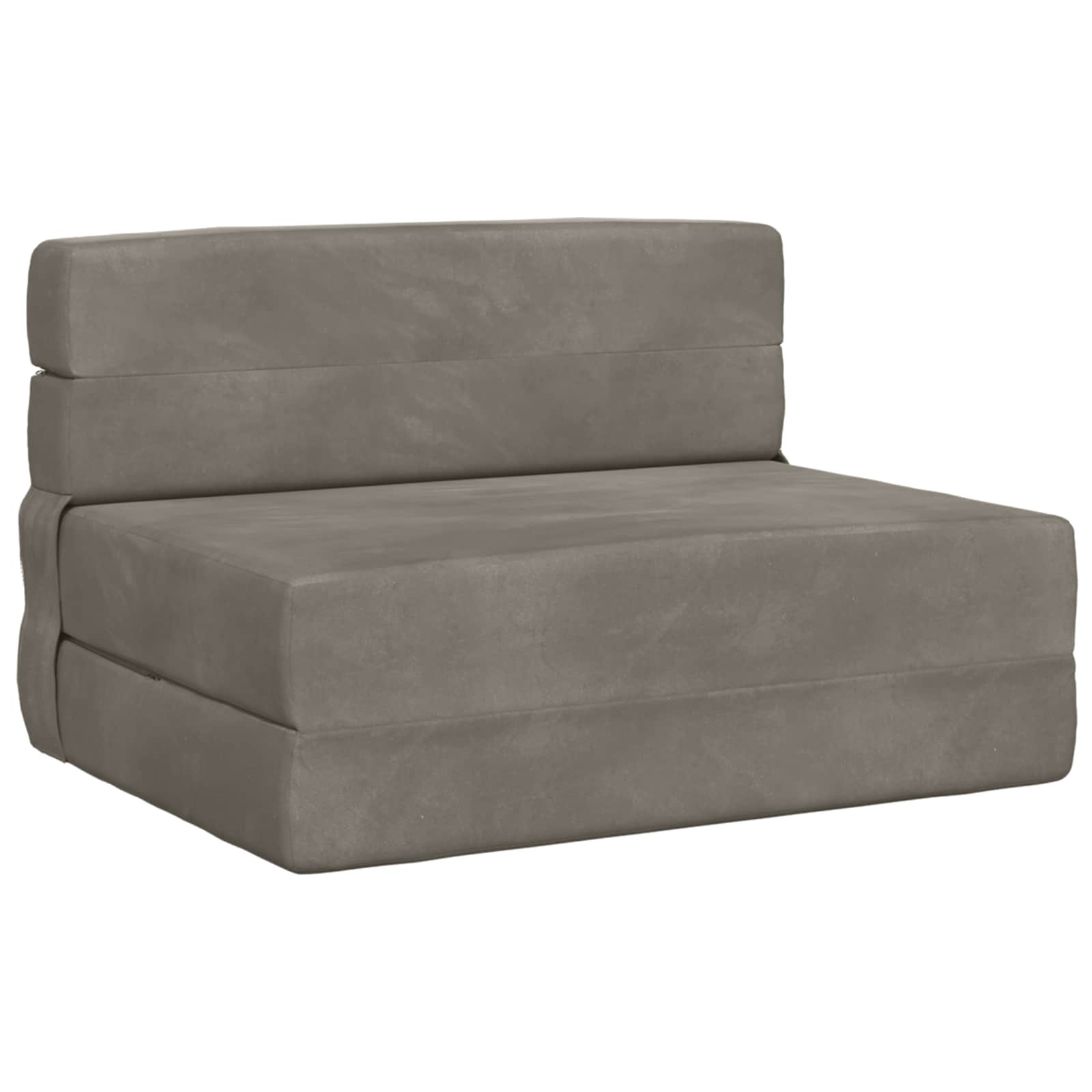 Vouwbare Bankbed Lichtgrijs 70 x 72 x 60 cm Stof is nu te koop bij PeponiXL, paradijselijk wonen!