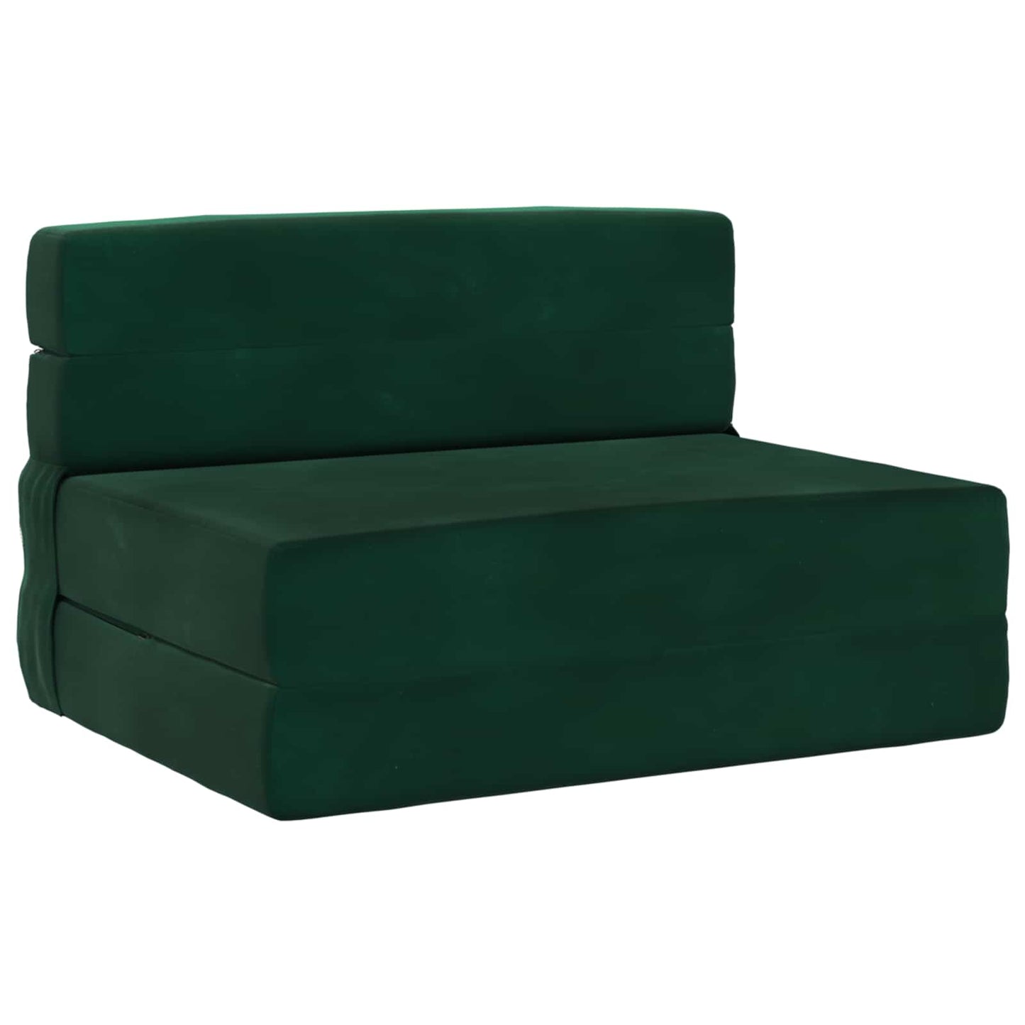 Vouwbare Bankbed Donkergroen 70 x 72 x 60 cm Stof is nu te koop bij PeponiXL, paradijselijk wonen!