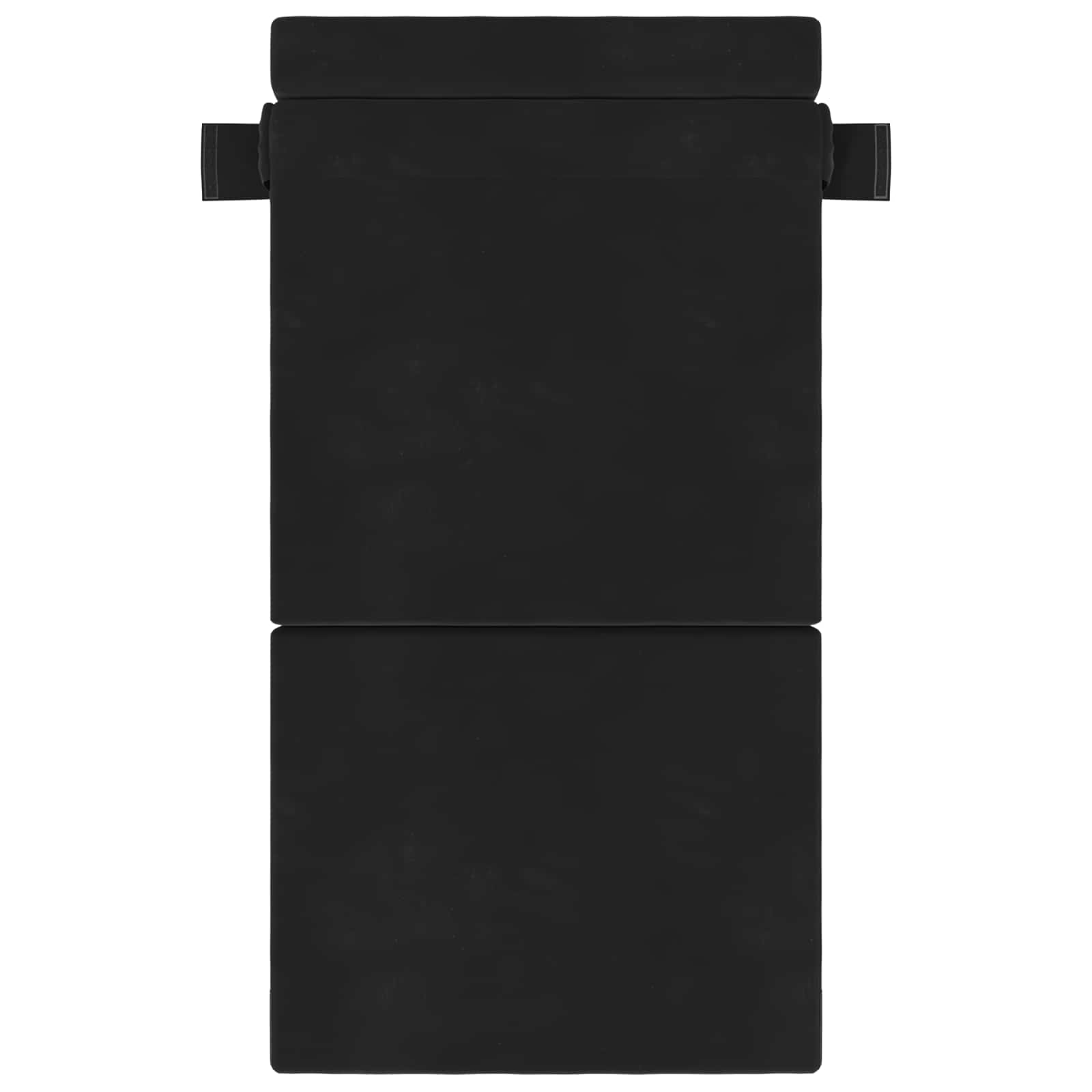 Vouwbare Bankbed Zwart 70 x 72 x 60 cm Stof is nu te koop bij PeponiXL, paradijselijk wonen!