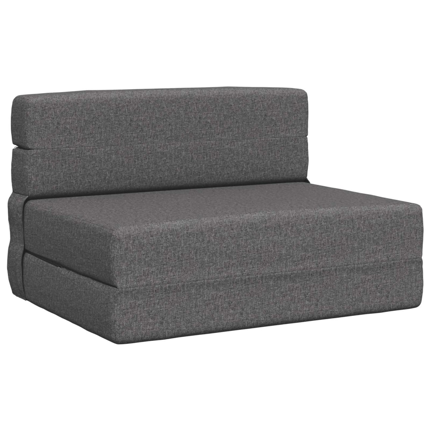 Vouwsofa Bed Lichtgrijs 190 x 70 x 15 cm Stof is nu te koop bij PeponiXL, paradijselijk wonen!