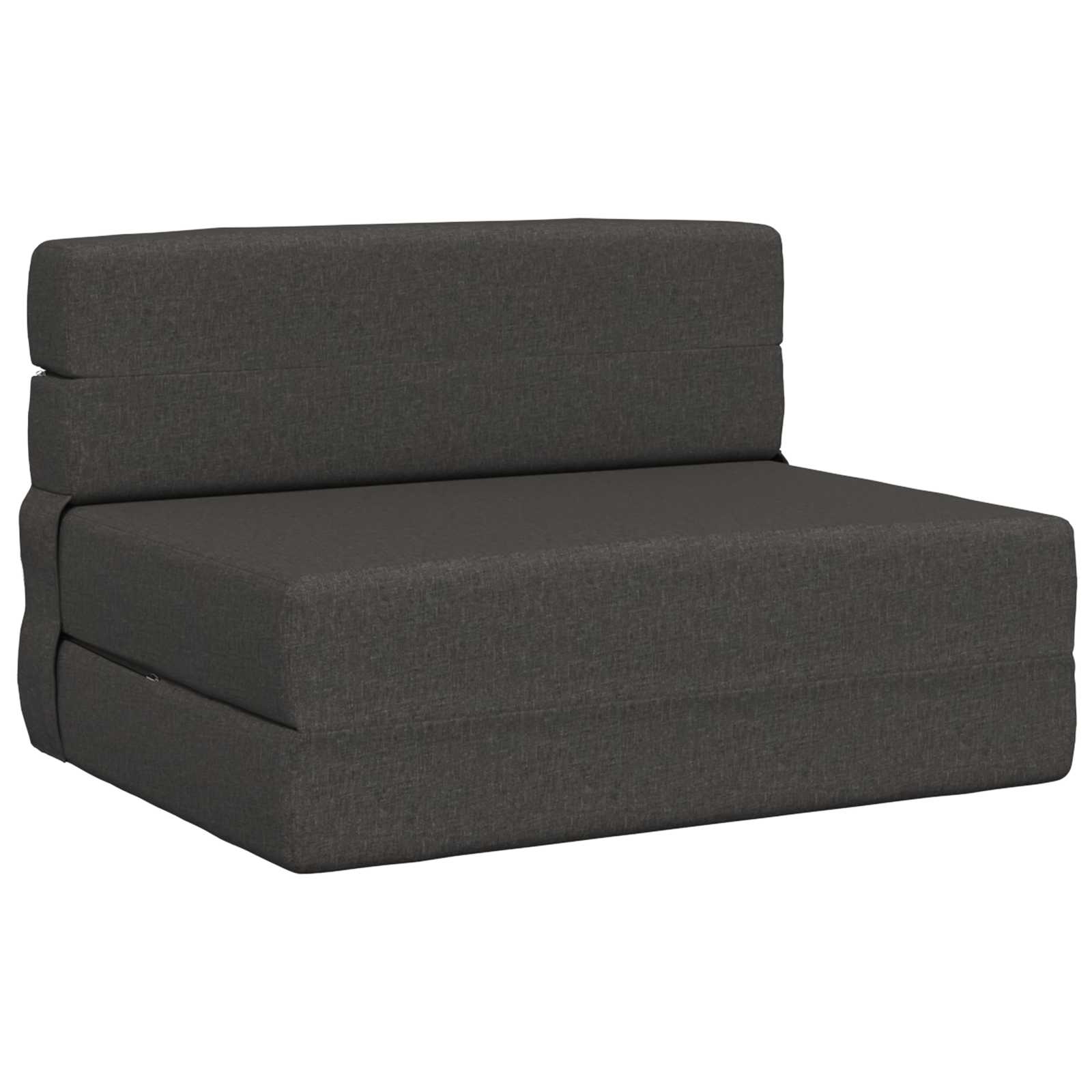 Vouwsofa Bed Donkergrijs 190 x 70 x 15 cm Stof is nu te koop bij PeponiXL, paradijselijk wonen!