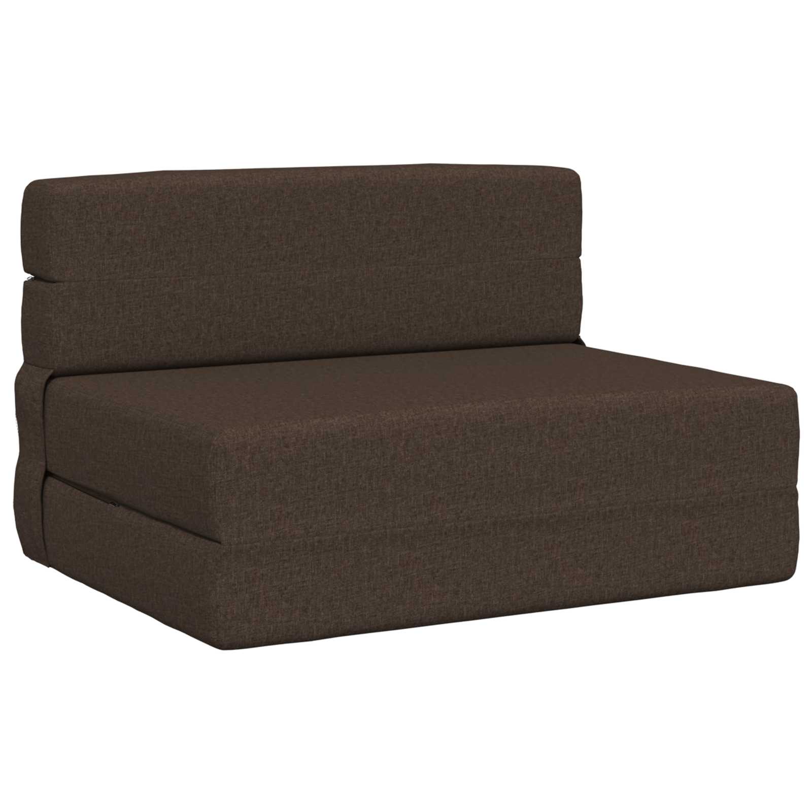 Vouwsofa Bed Taupe 190 x 70 x 15 cm Stof is nu te koop bij PeponiXL, paradijselijk wonen!