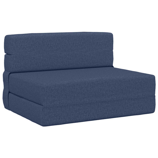 Vouwsofa Bed Blauw 190 x 70 x 15 cm Stof is nu te koop bij PeponiXL, paradijselijk wonen!