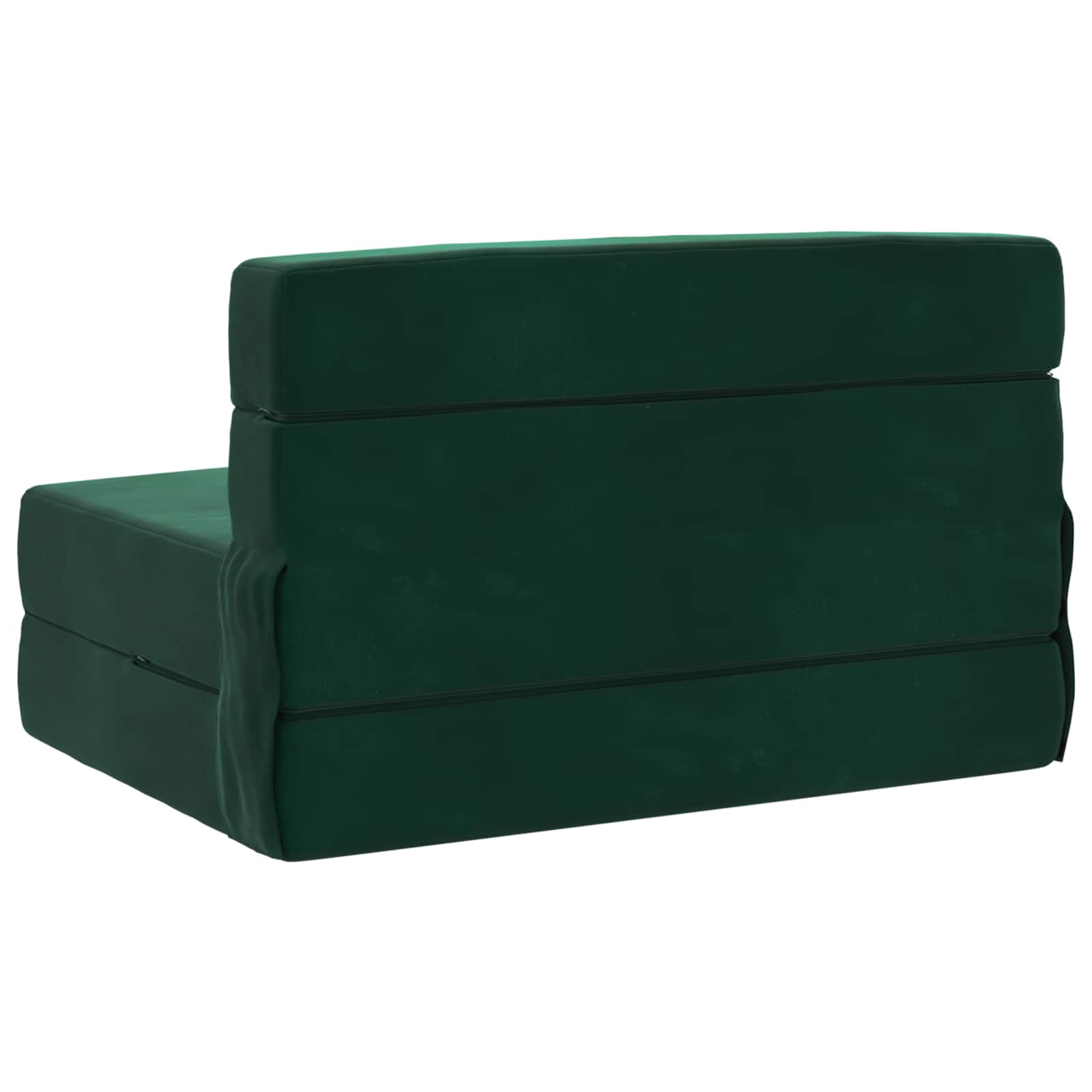 Vouwsofa Bed Donkergroen 190 x 70 x 15 cm Fluweel is nu te koop bij PeponiXL, paradijselijk wonen!