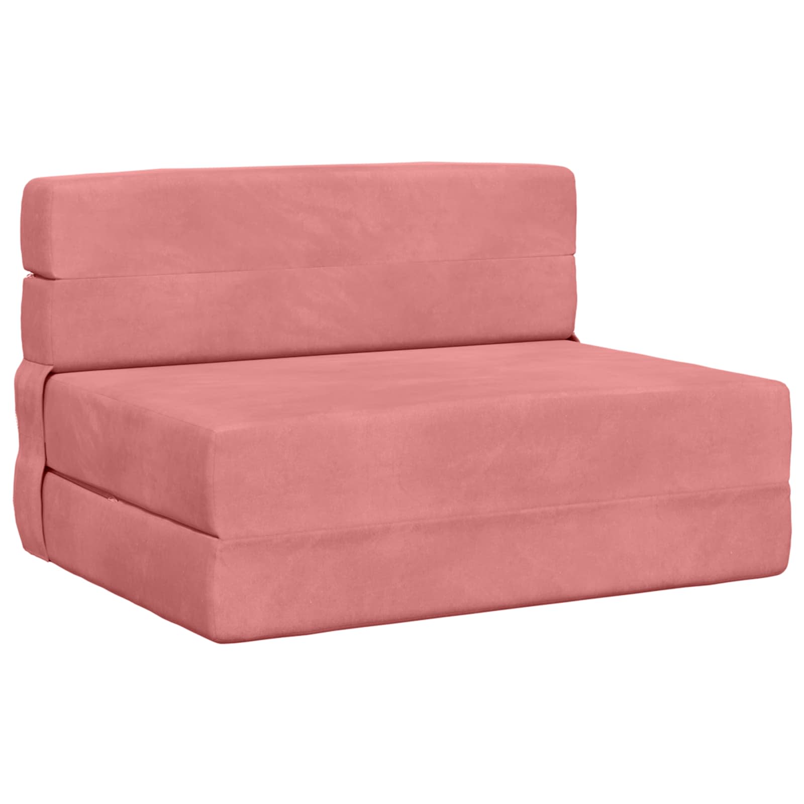 Vouwsofa Bed Roze 190 x 70 x 15 cm Fluweel is nu te koop bij PeponiXL, paradijselijk wonen!