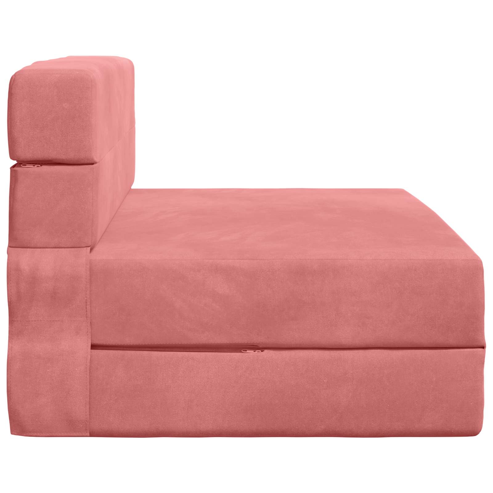 Vouwsofa Bed Roze 190 x 70 x 15 cm Fluweel is nu te koop bij PeponiXL, paradijselijk wonen!
