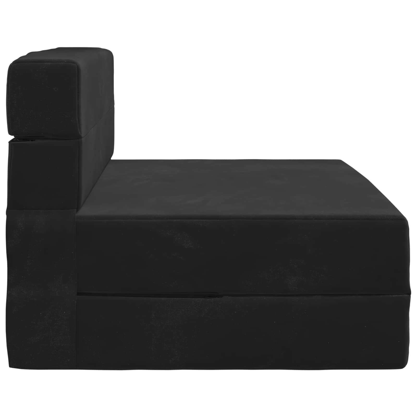 Vouwsofa Bed Zwart 190 x 70 x 15 cm Fluweel is nu te koop bij PeponiXL, paradijselijk wonen!