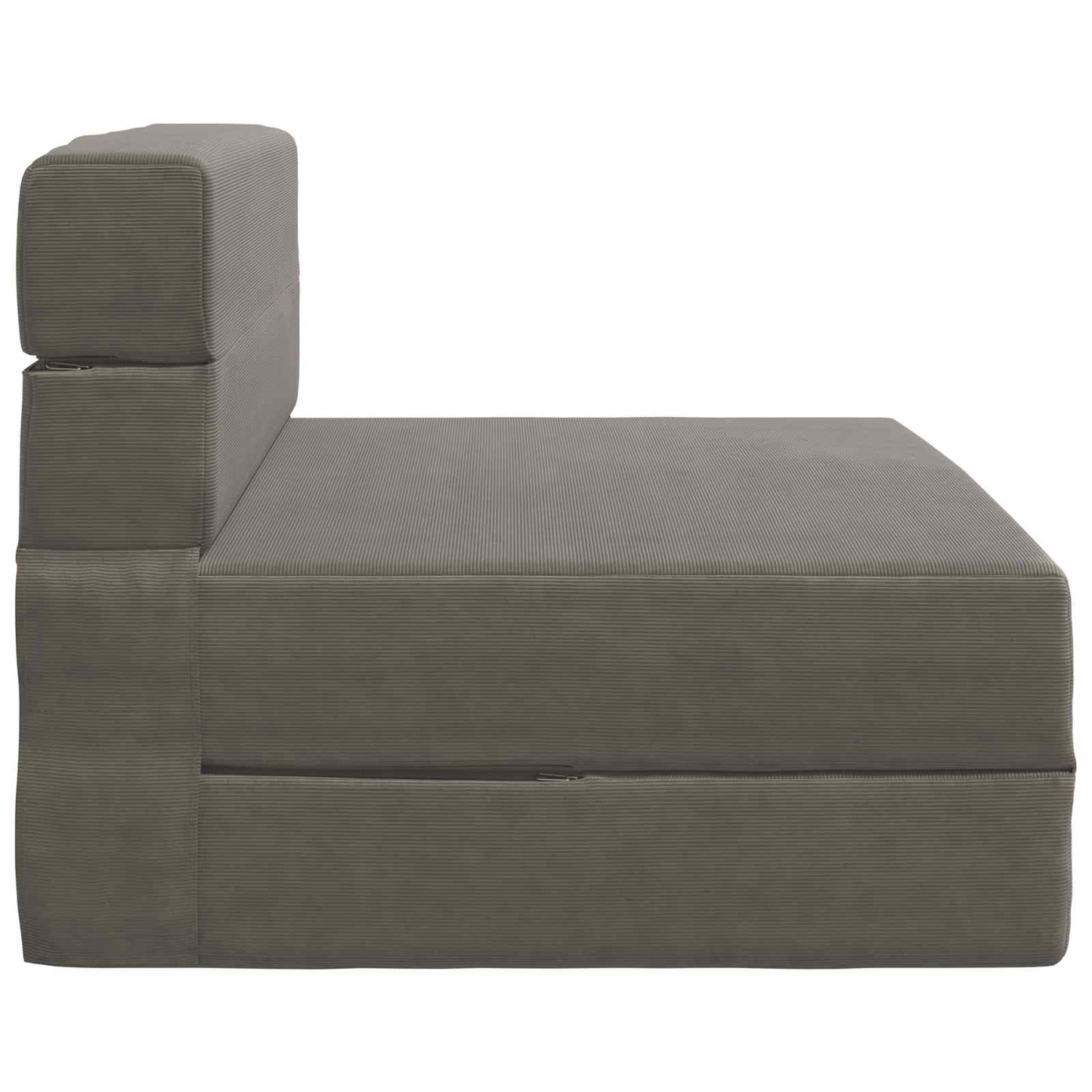 Vouwsofa Bed Lichtgrijs 190 x 70 x 15 cm Katoen Stof is nu te koop bij PeponiXL, paradijselijk wonen!