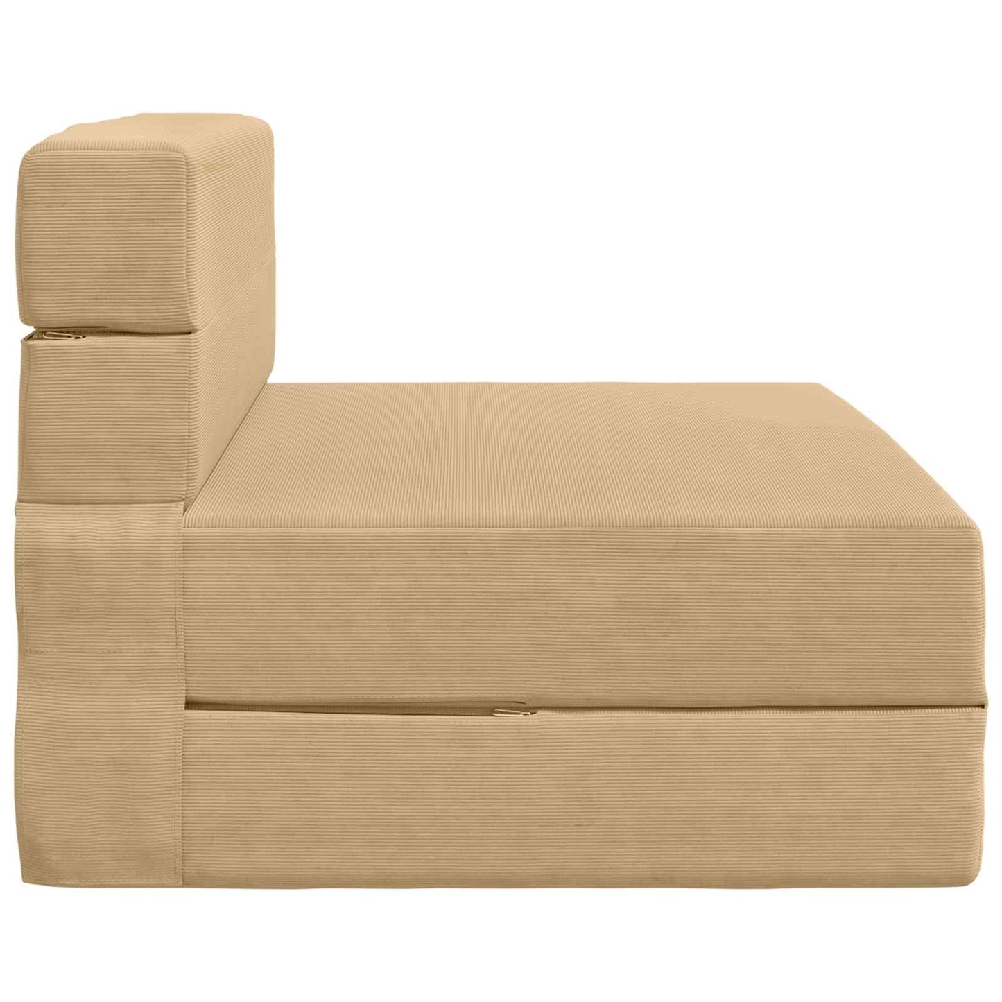 Vouwsofa Bed Lichtgroen Grijs 190 x 70 x 15 cm Katoen Stof is nu te koop bij PeponiXL, paradijselijk wonen!