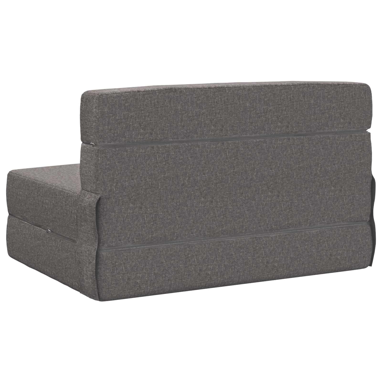 Vouwsofa Bed Lichtgrijs 190 x 100 x 15 cm Stof is nu te koop bij PeponiXL, paradijselijk wonen!