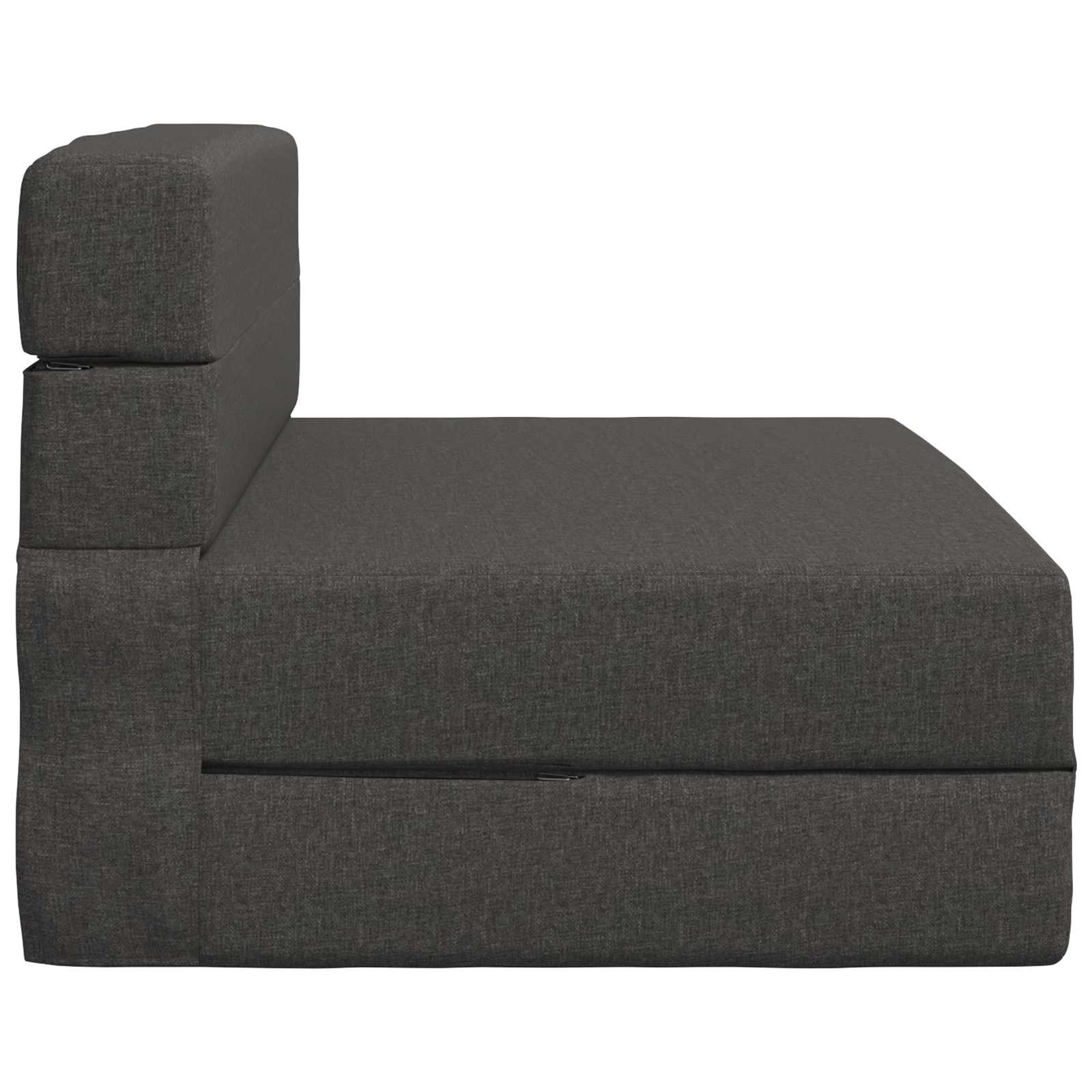 Vouwsofa Bed Donkergrijs 190 x 100 x 15 cm Stof is nu te koop bij PeponiXL, paradijselijk wonen!