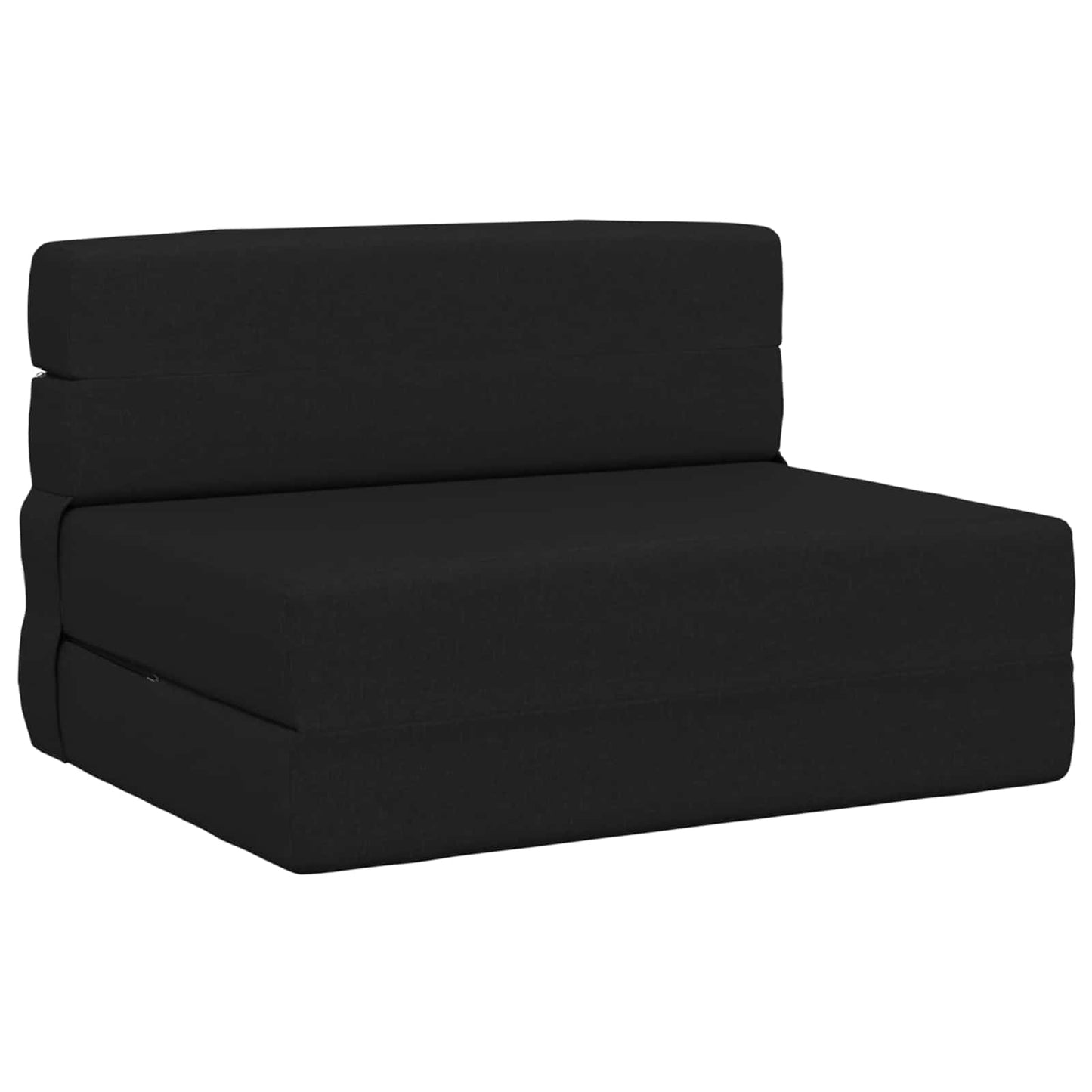 Vouwsofa Bed Zwart 190 x 100 x 15 cm Stof is nu te koop bij PeponiXL, paradijselijk wonen!