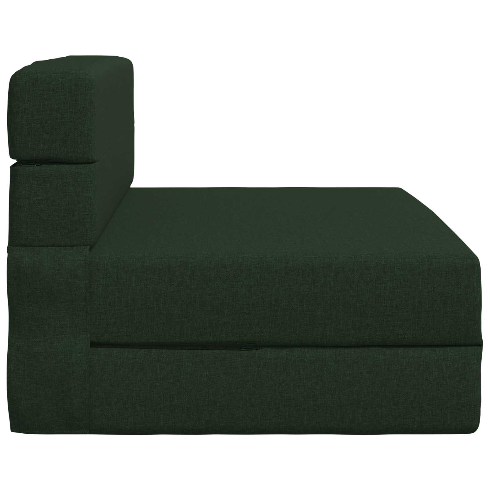 Vouwsofa Bed Donkergroen 190 x 100 x 15 cm Stof is nu te koop bij PeponiXL, paradijselijk wonen!