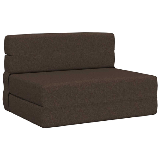 Vouwsofa Bed Taupe 190 x 100 x 15 cm Stof is nu te koop bij PeponiXL, paradijselijk wonen!