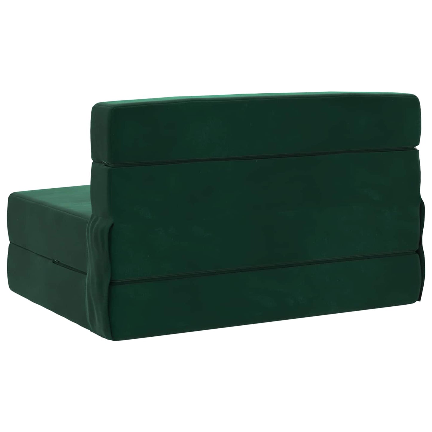 Vouwsofa Bed Donkergroen 190 x 100 x 15 cm Fluweel is nu te koop bij PeponiXL, paradijselijk wonen!