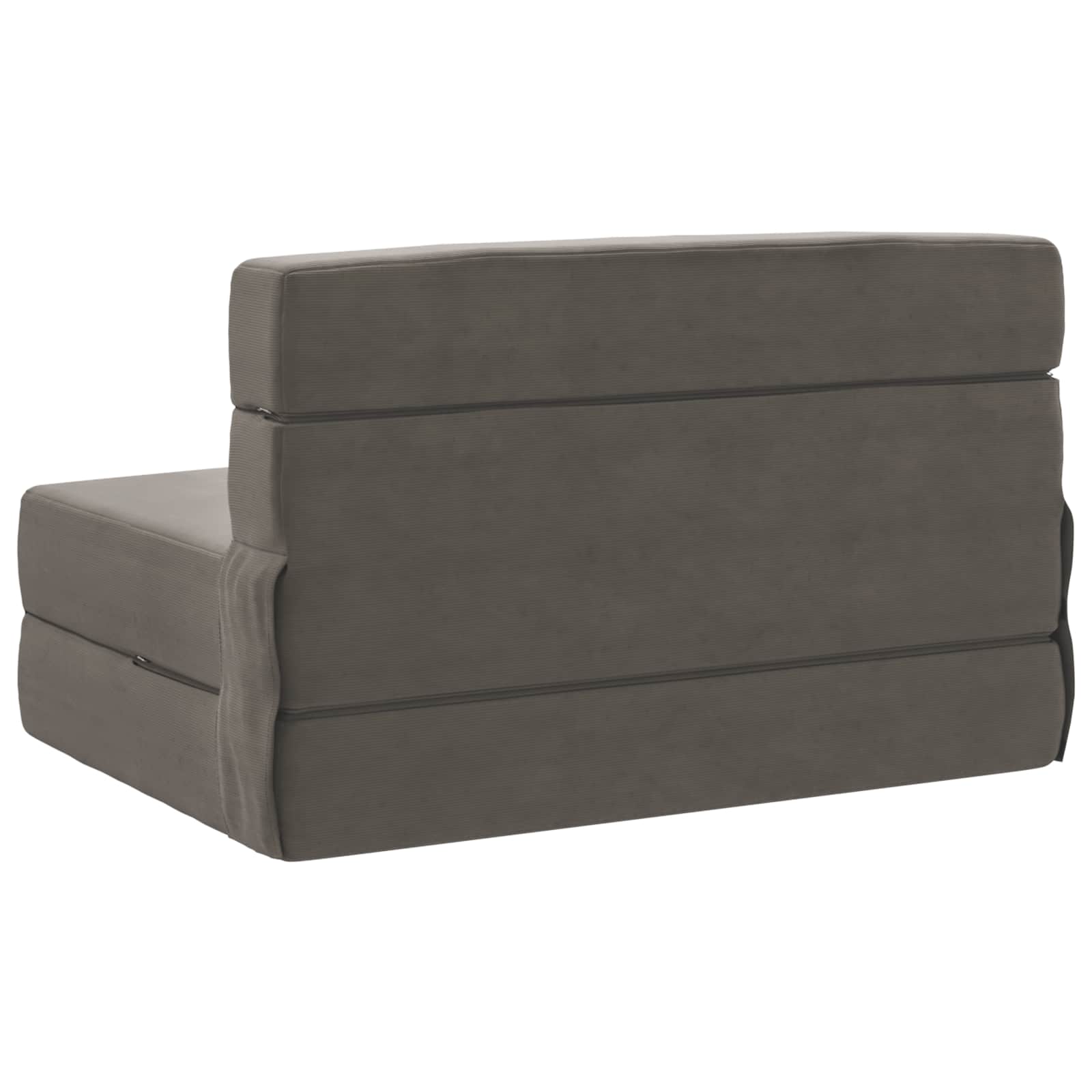 Vouwsofa Bed Lichtgrijs 190 x 100 x 15 cm Katoen Stof is nu te koop bij PeponiXL, paradijselijk wonen!