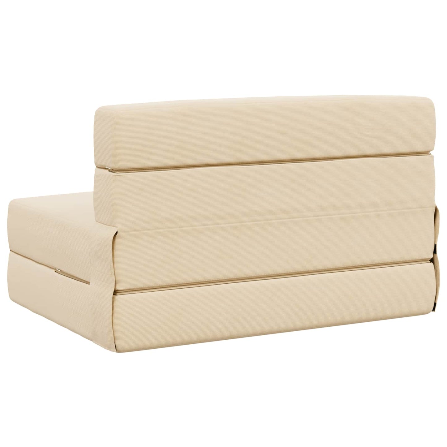 Vouwsofa Bed Crème 190 x 100 x 15 cm Katoen Stof is nu te koop bij PeponiXL, paradijselijk wonen!