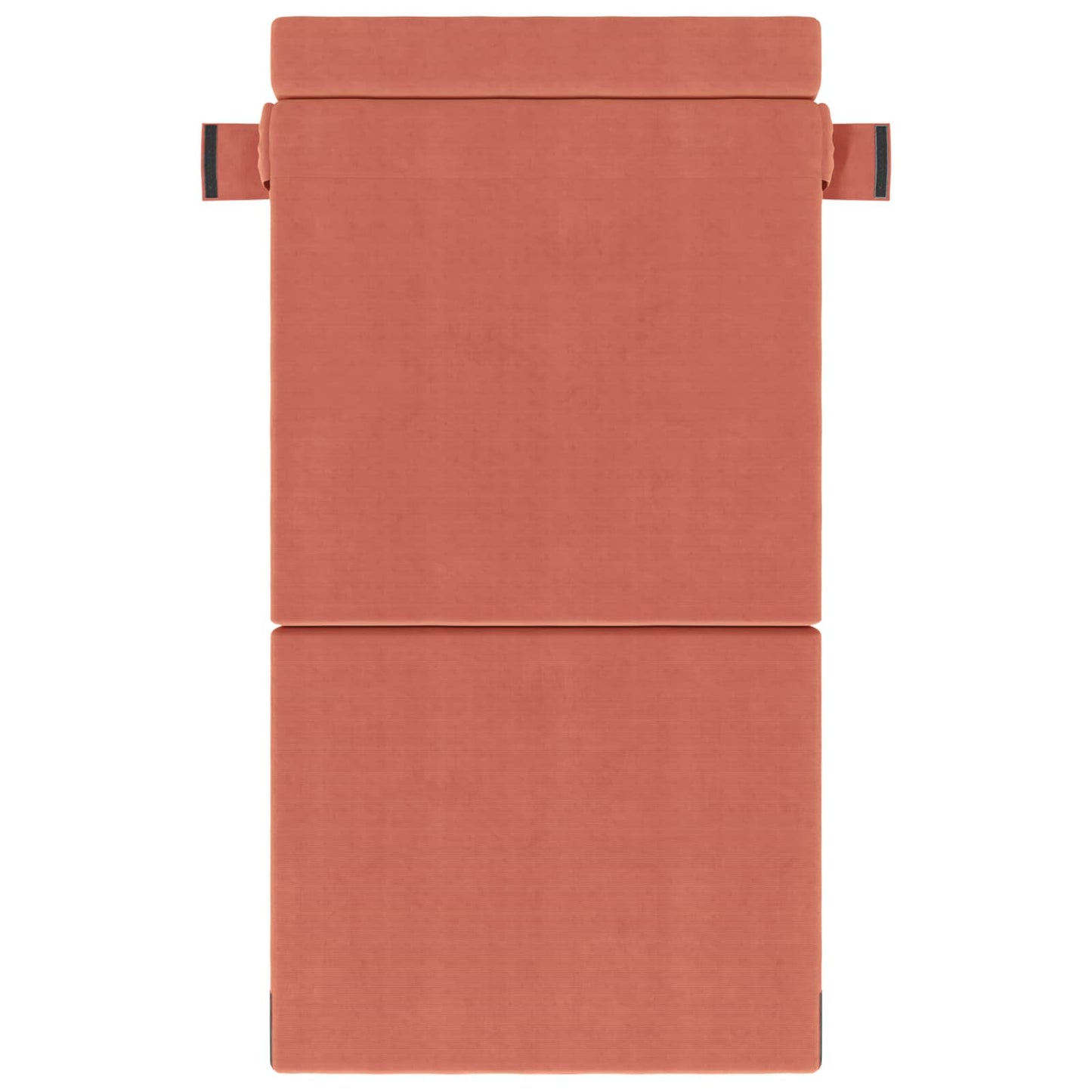 Vouwsofa Bed Rood-oranje 190 x 100 x 15 cm Katoen Stof is nu te koop bij PeponiXL, paradijselijk wonen!