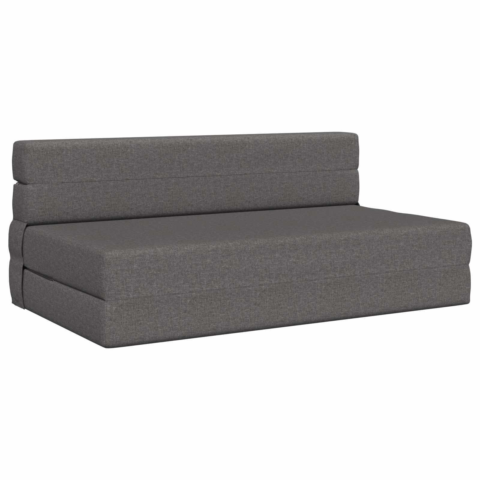 Vouwsofa Bed Lichtgrijs 203 x 152 x 15 cm Stof is nu te koop bij PeponiXL, paradijselijk wonen!