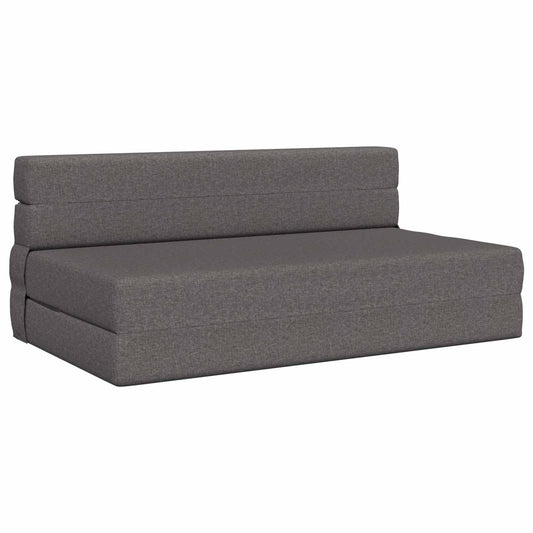 Vouwsofa Bed Lichtgrijs 203 x 152 x 15 cm Stof is nu te koop bij PeponiXL, paradijselijk wonen!