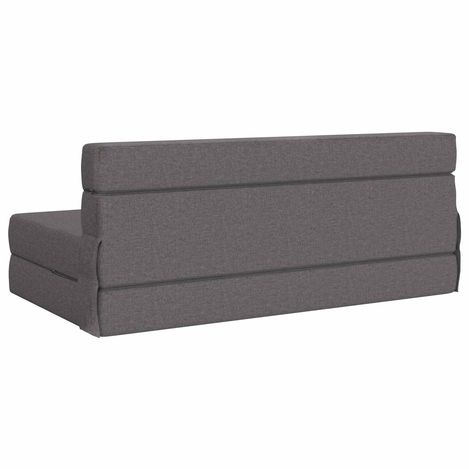 Vouwsofa Bed Lichtgrijs 203 x 152 x 15 cm Stof is nu te koop bij PeponiXL, paradijselijk wonen!