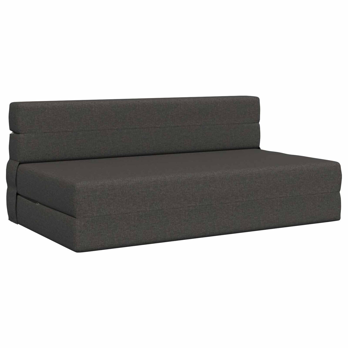 Vouwsofa Bed Donkergrijs 203 x 152 x 15 cm Stof is nu te koop bij PeponiXL, paradijselijk wonen!