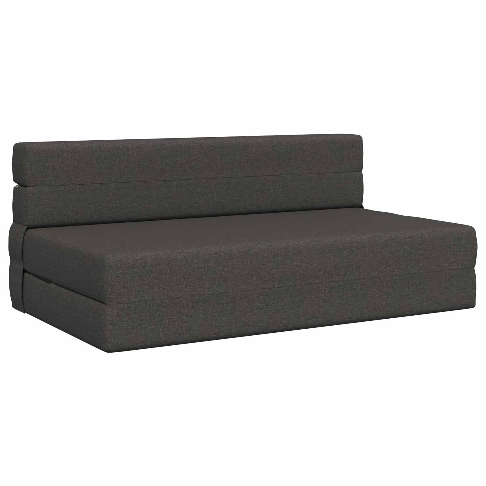 Vouwsofa Bed Donkergrijs 203 x 152 x 15 cm Stof is nu te koop bij PeponiXL, paradijselijk wonen!