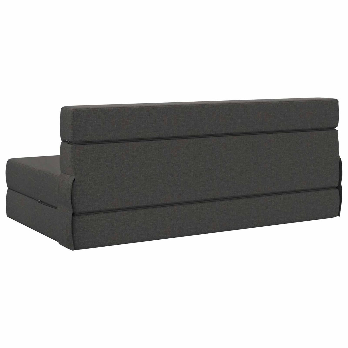 Vouwsofa Bed Donkergrijs 203 x 152 x 15 cm Stof is nu te koop bij PeponiXL, paradijselijk wonen!