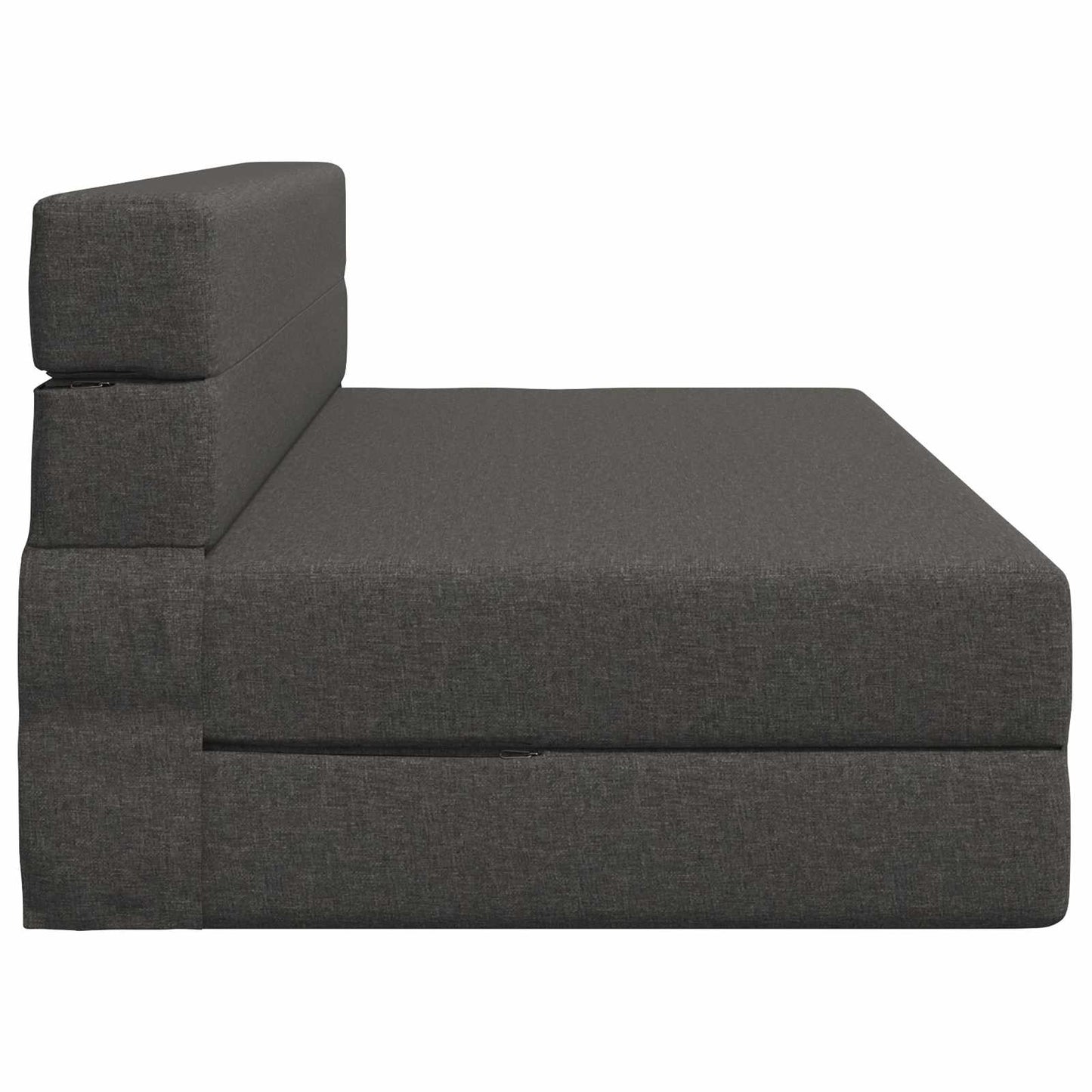 Vouwsofa Bed Donkergrijs 203 x 152 x 15 cm Stof is nu te koop bij PeponiXL, paradijselijk wonen!